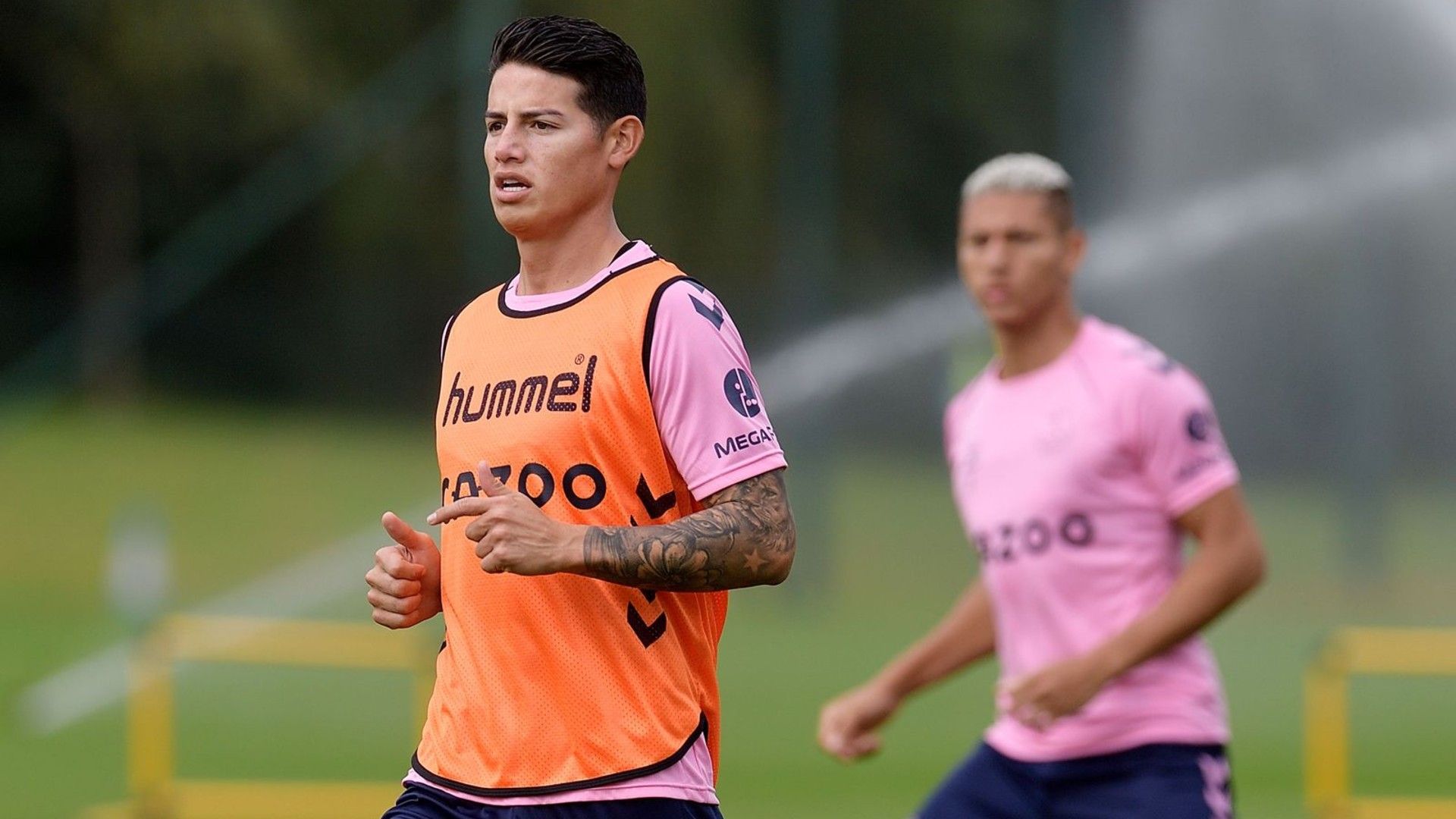 James Rodriguez Entrenamiento Everton 08092020