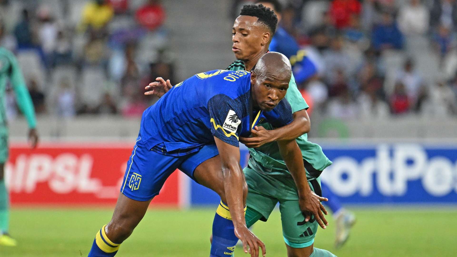 Relebohile Mofokeng and Kamohelo Mokotjo, Orlando Pirates vs Cape Town City