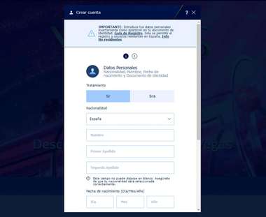 William Hill registrarse