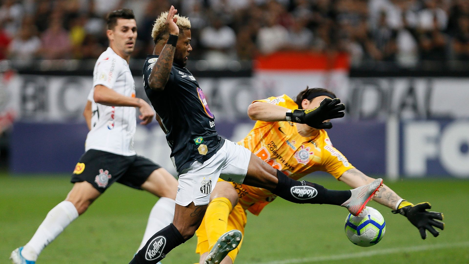 Cássio Marinho Corinthians Santos Brasileirão 26102019