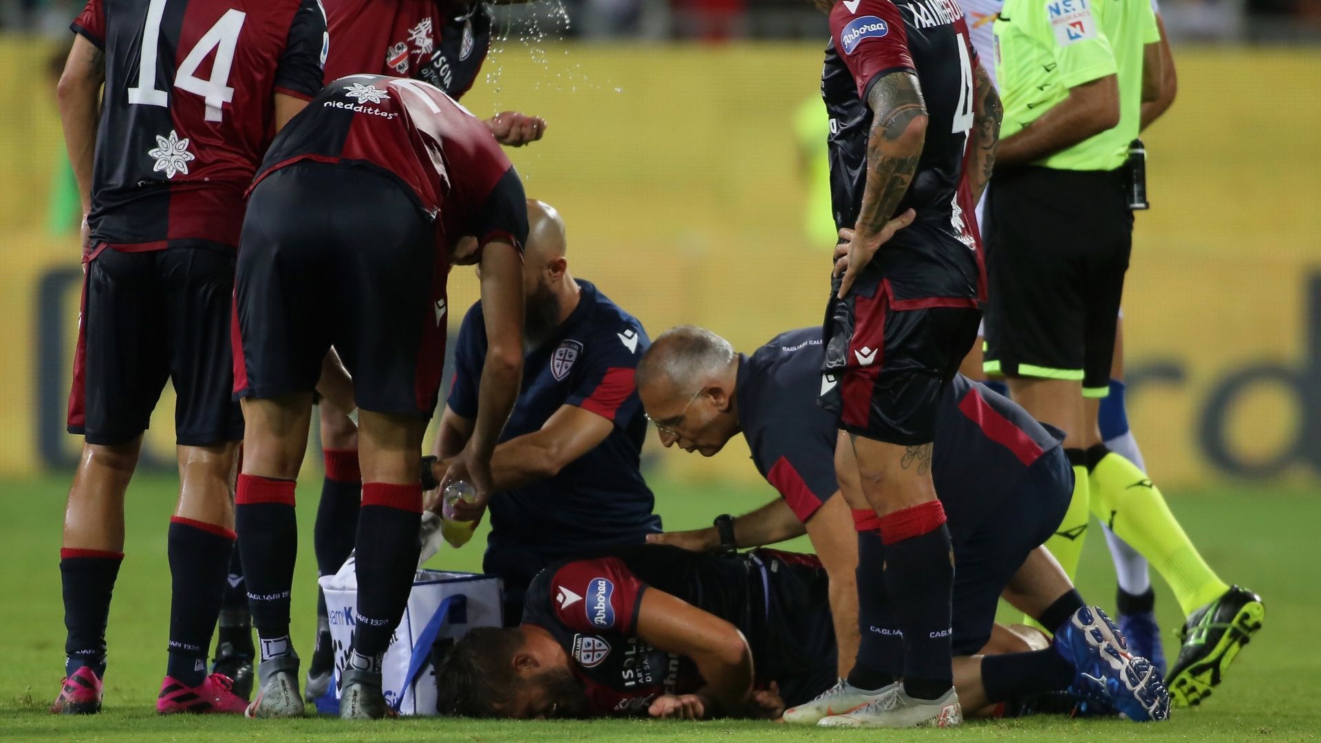 pavoletti Cagliari Brescia Serie A