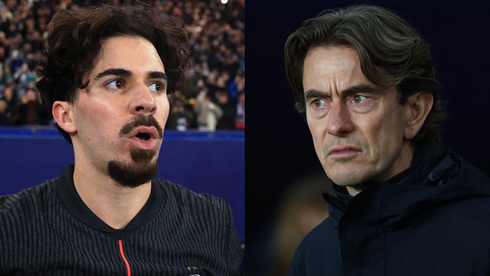 Vitinha and Thomas Frank