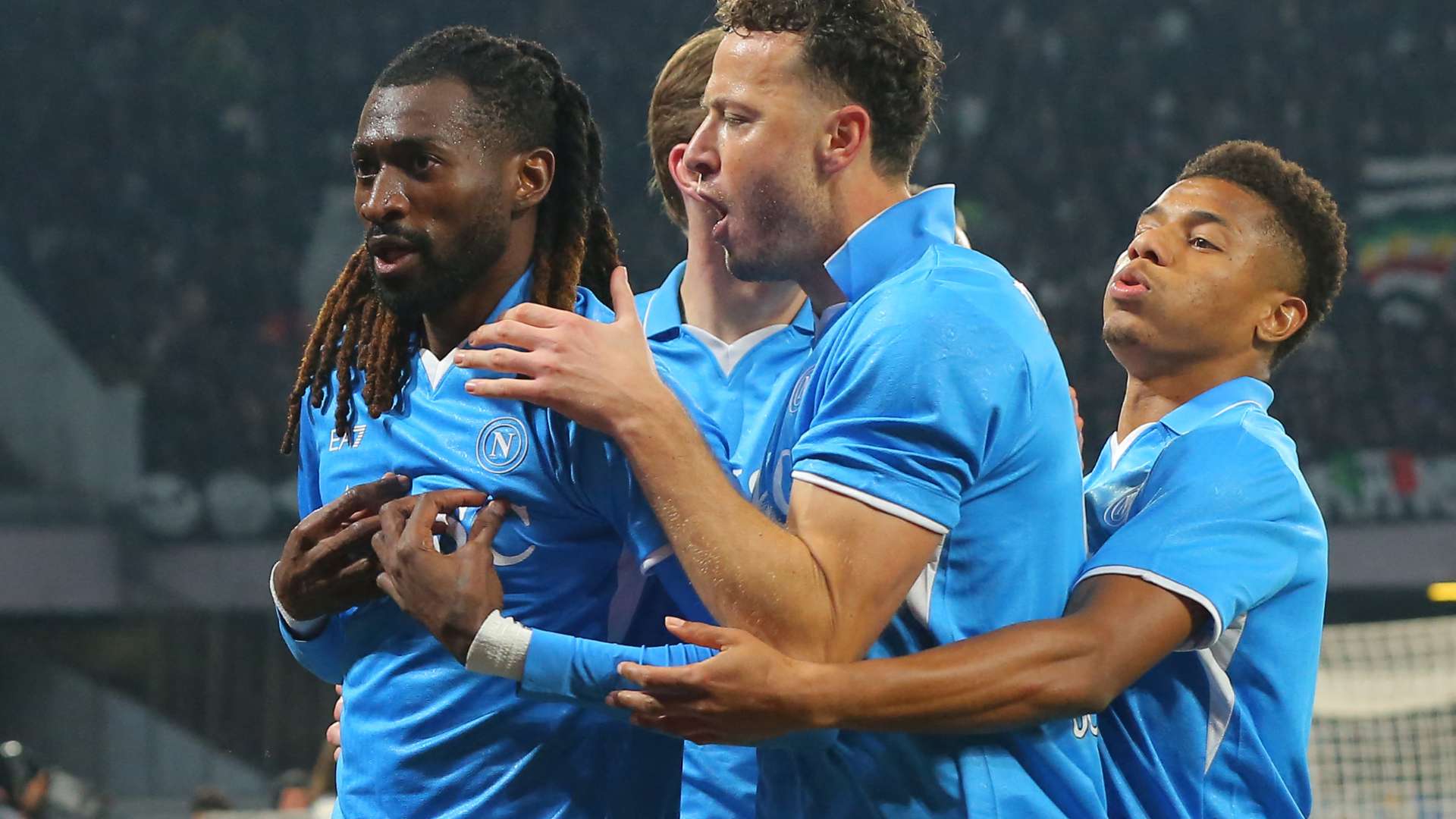 Anguissa Napoli esultanza Juventus Serie A