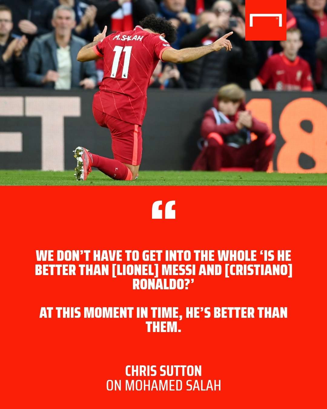 Mohamed Salah Liverpool quote GFX