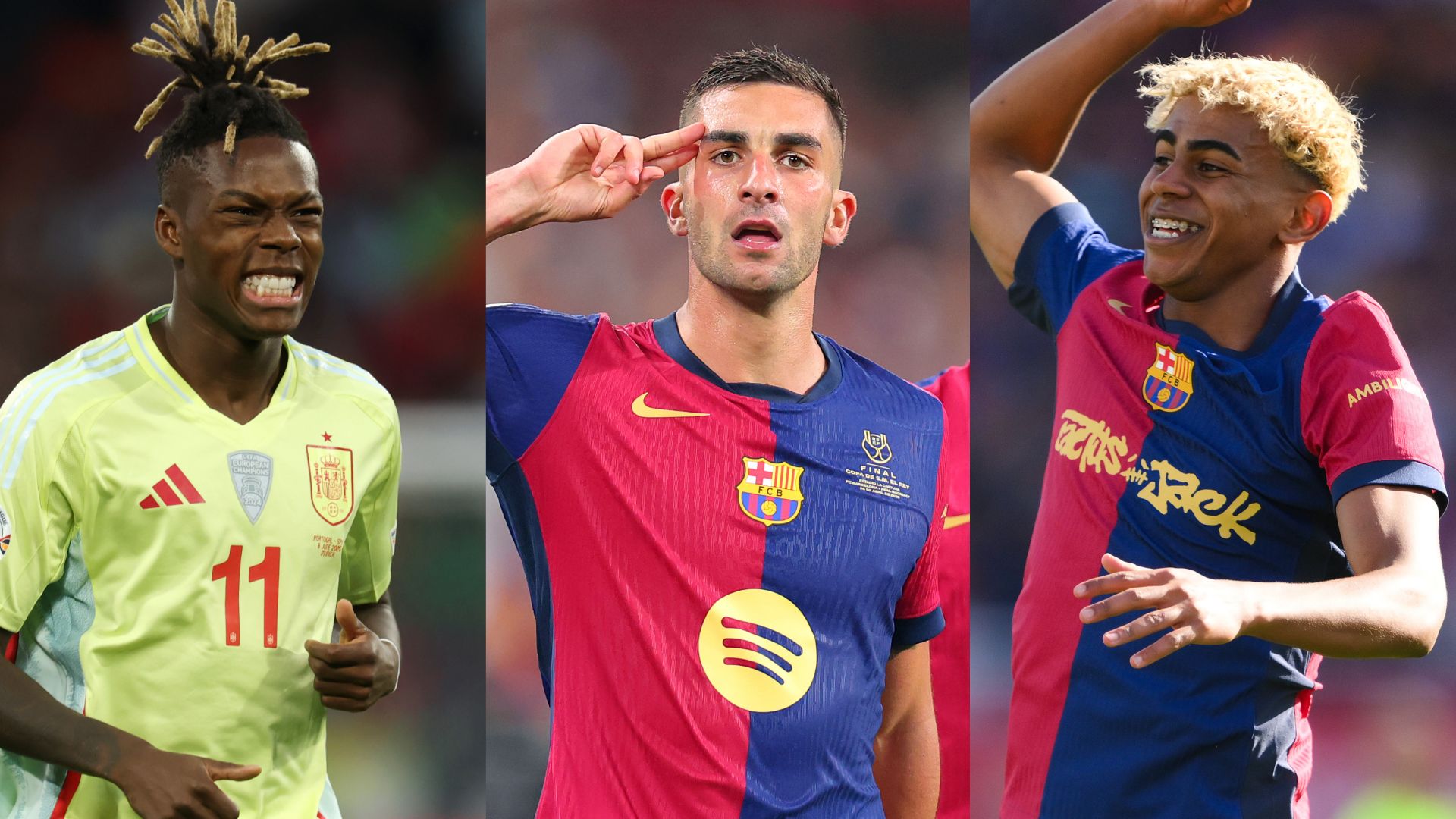 GFX Nico Williams Ferran Torres Lamine Yamal