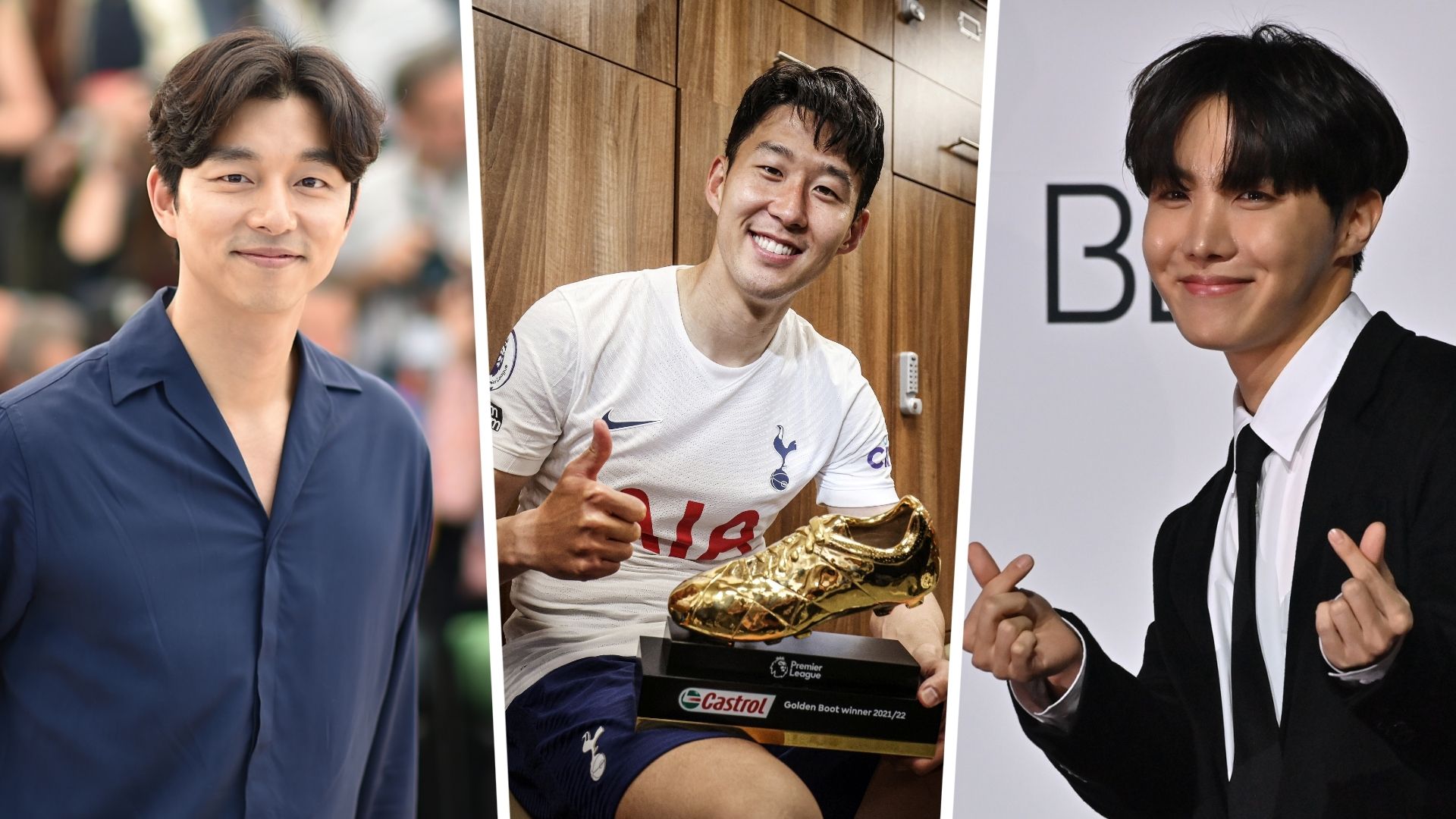 Gong Yoo - Son Heung Min - J Hope