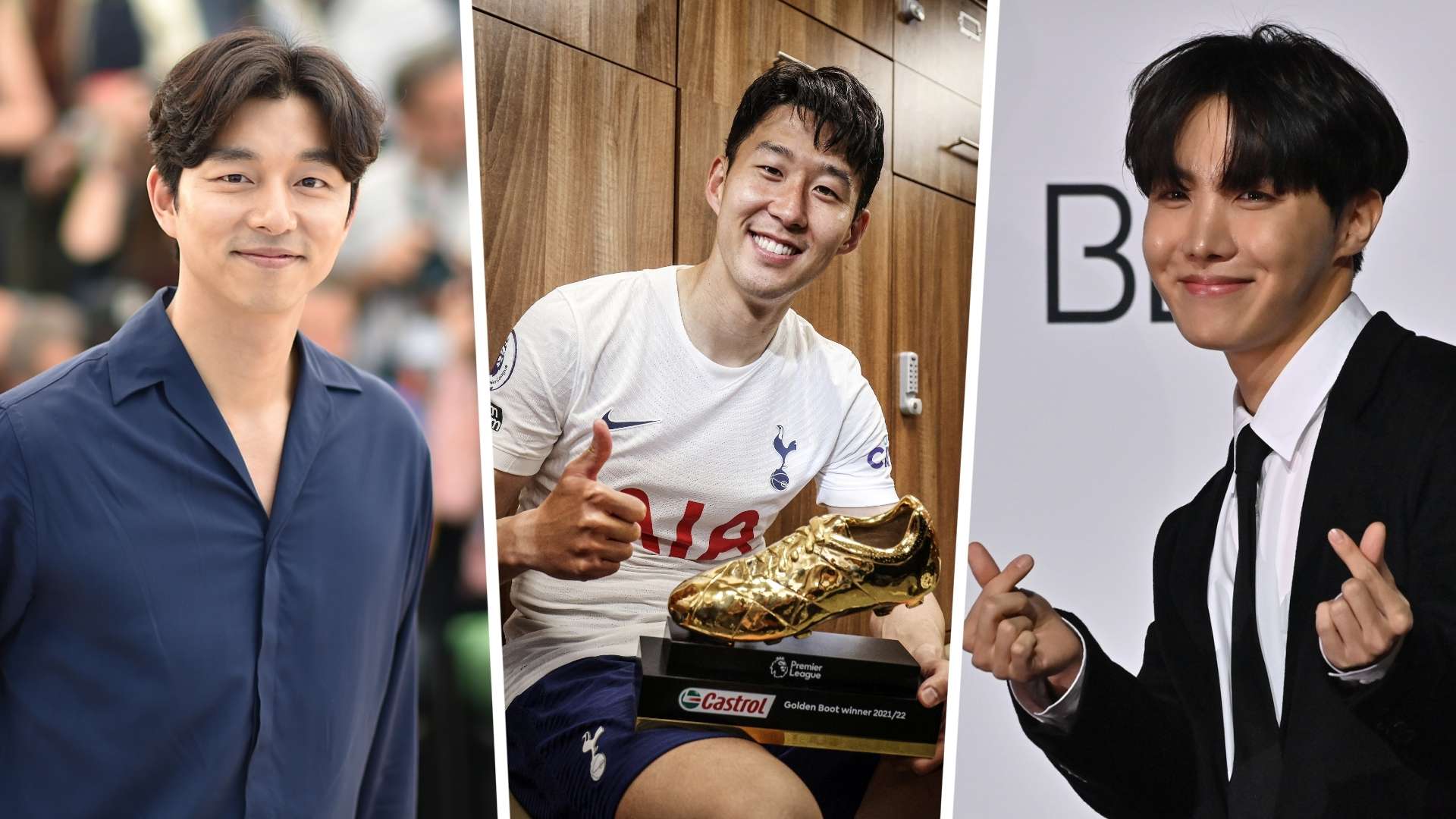 Gong Yoo - Son Heung Min - J Hope