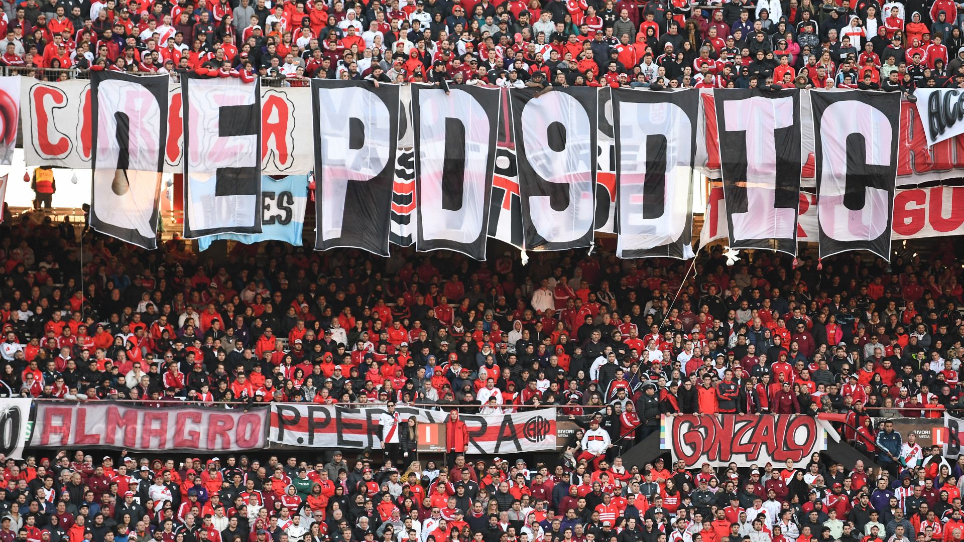 banderas cargadas 9-12 River Plate Boca Juniors Superliga 01092019