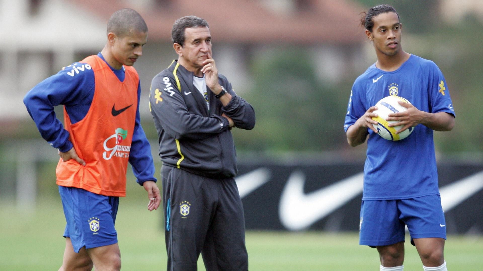 Alex de Souza Carlos Alberto Parreira Ronaldinho