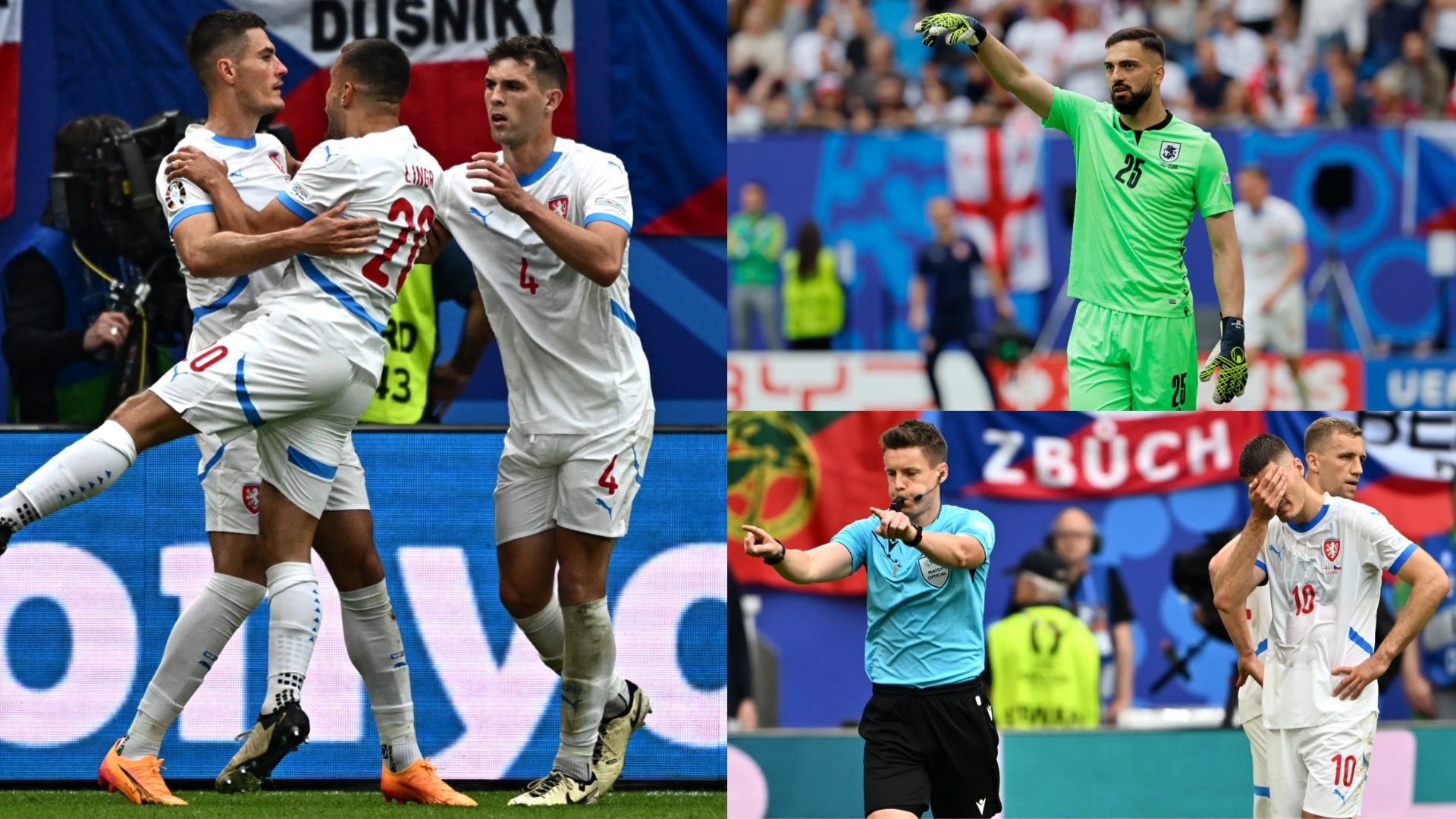 Georgia hold Czech Republic in 1-1 draw at Euros