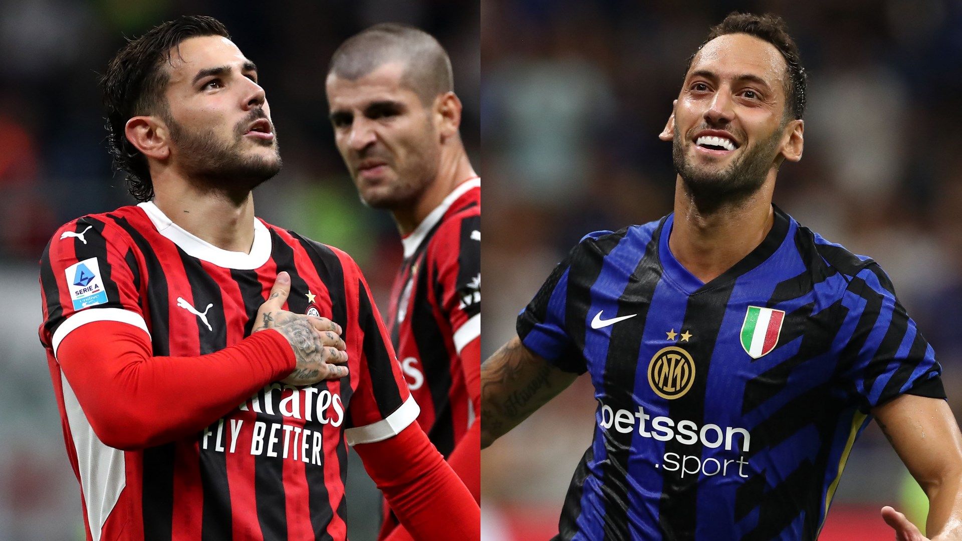 Theo Hernandez Calhanoglu Milan Inter