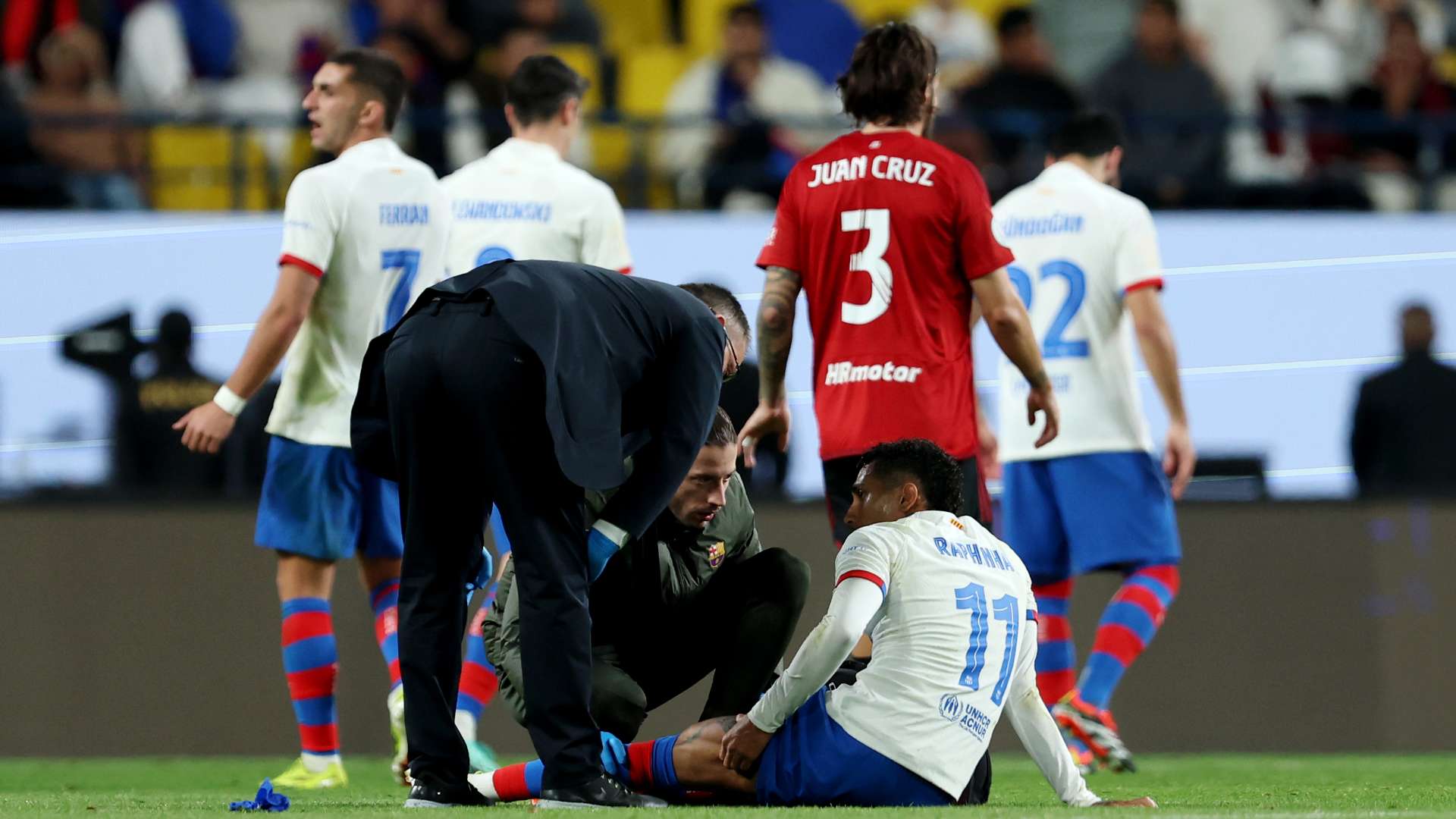 Raphinha Barcelona Osasuna Supercopa España 11012024