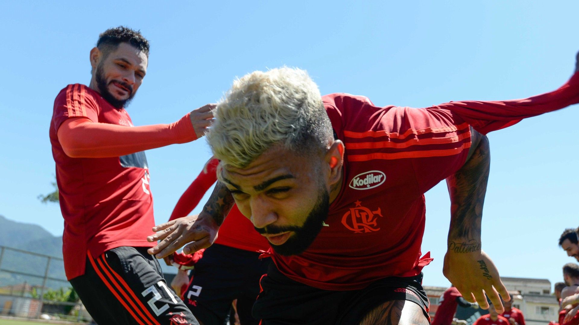 Gabigol batismo Flamengo 2019