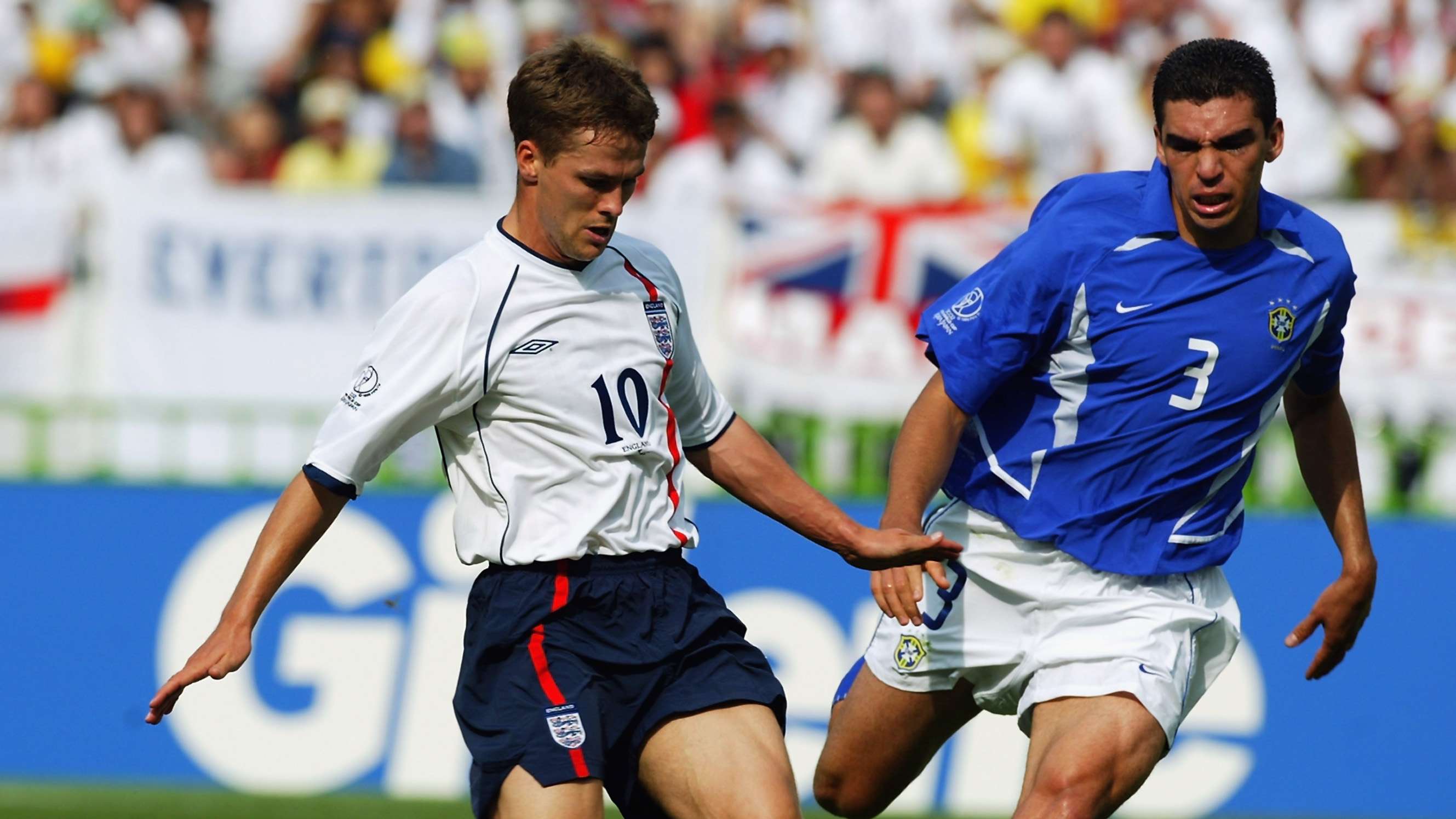 Michael Owen England Brazil