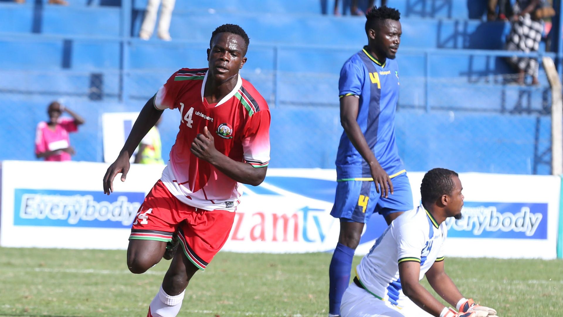 Vincent Oburu Harambee Stars and AFC Leopards.
