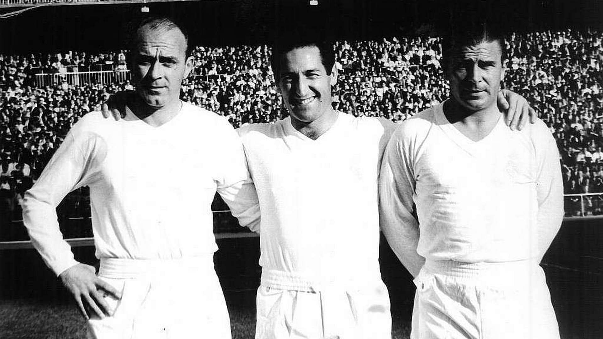 Alfredo Di Stefano Paco Gento Ferenc Puskas Real Madrid