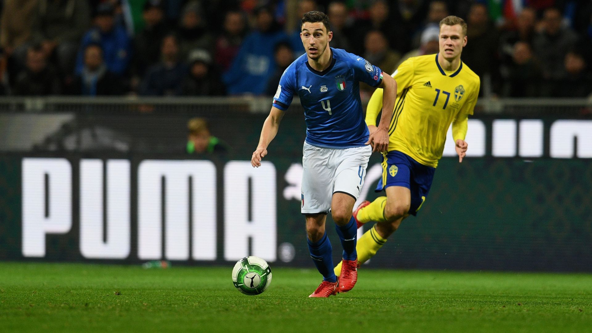 Matteo Darmian Italy Sweden