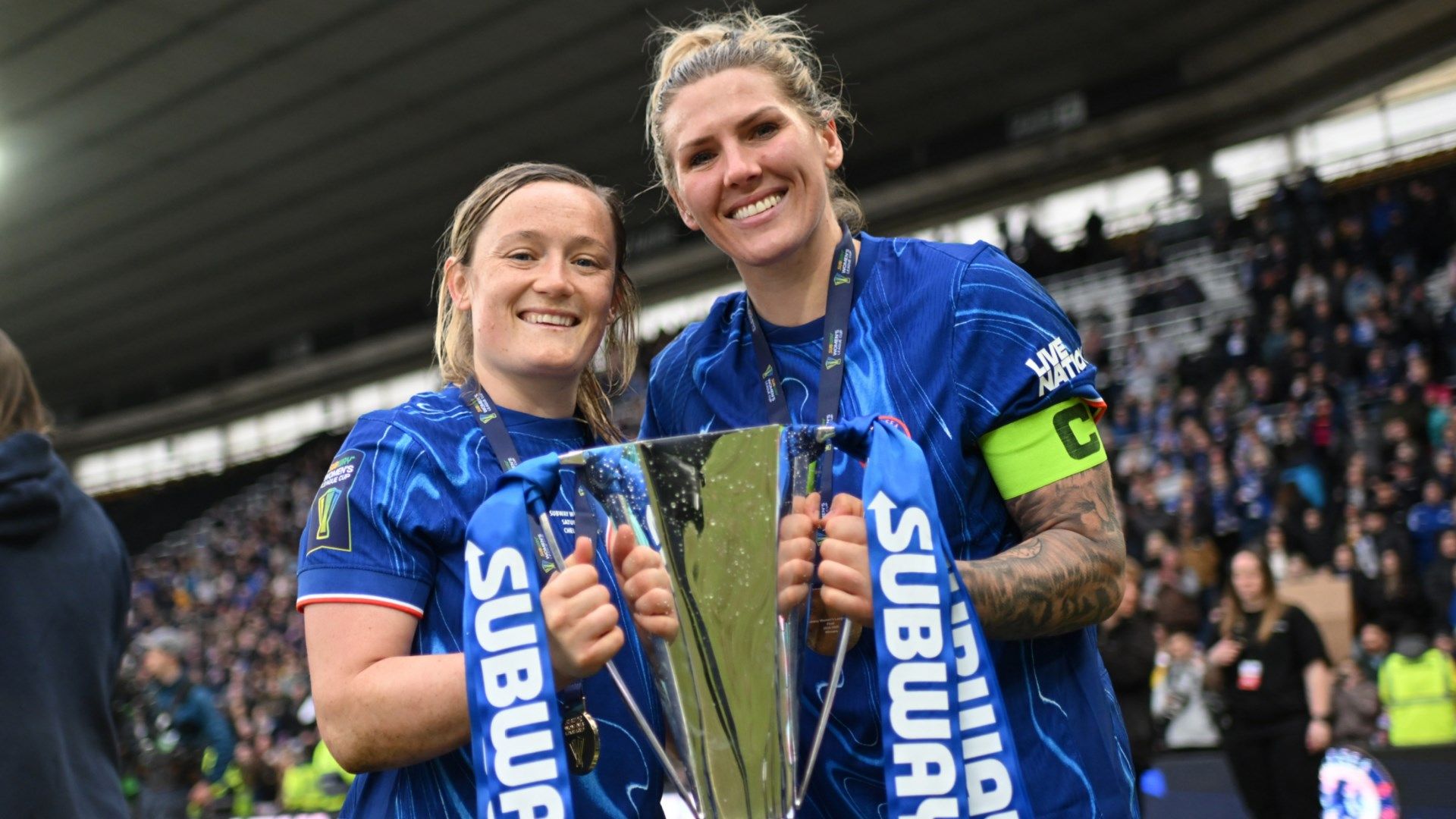 Erin Cuthbert Millie Bright Chelsea League cup 2025