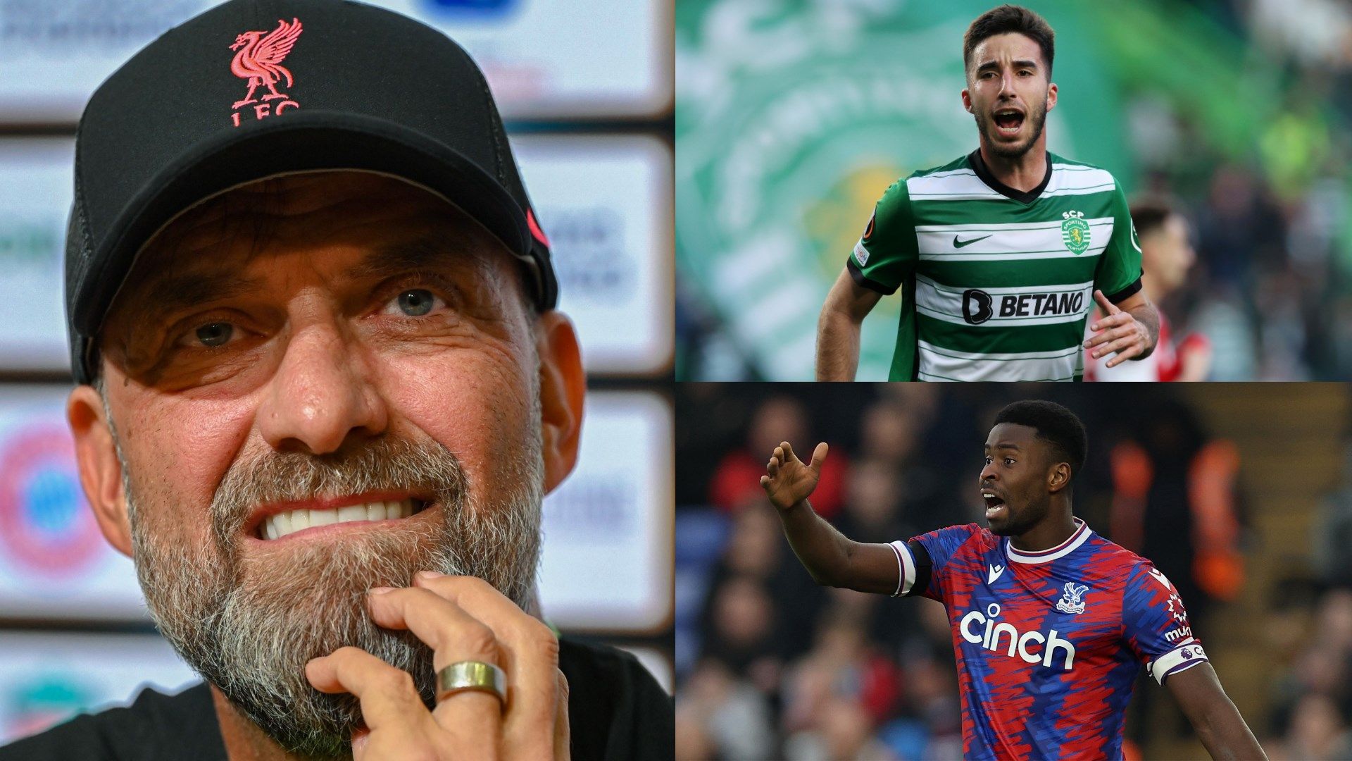 Jurgen Klopp Goncalo Inacio Marc Guehi Liverpool GFX