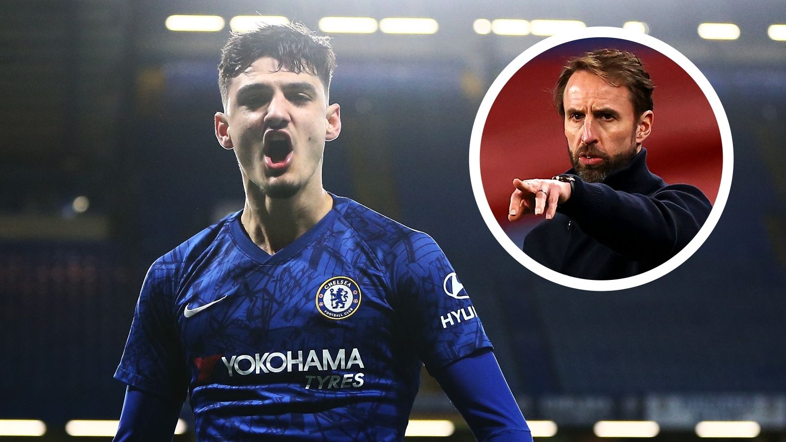 Armando Broja Chelsea Albania England Gareth Southgate GFX