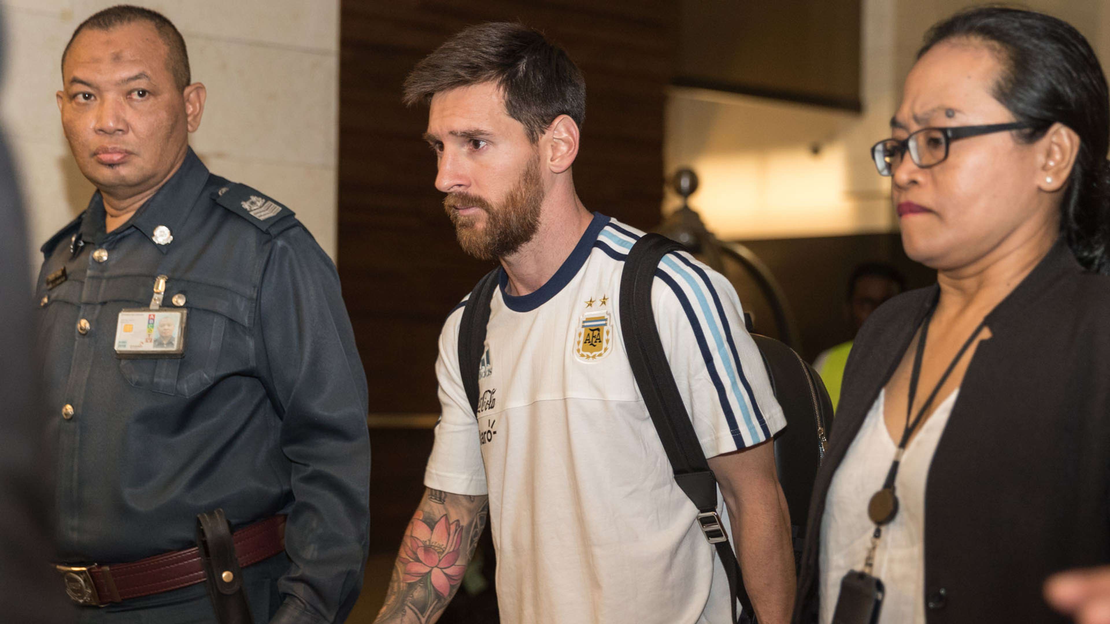Lionel Messi Argentina Football Team in Singapore