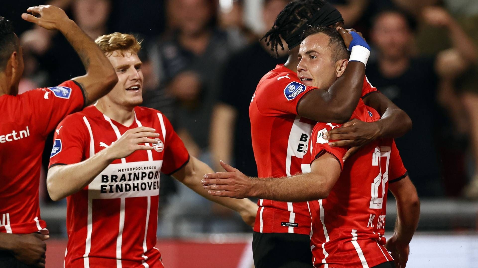 PSV Eindhoven Mario Götze Jubel