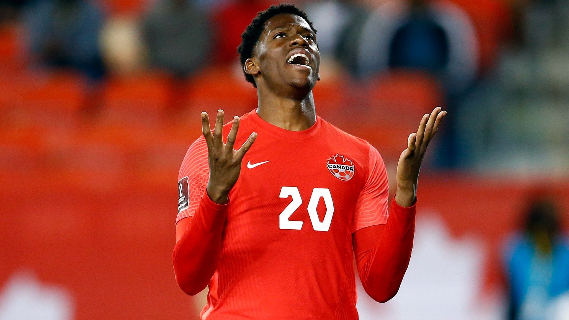 Jonathan David #20 of Canada