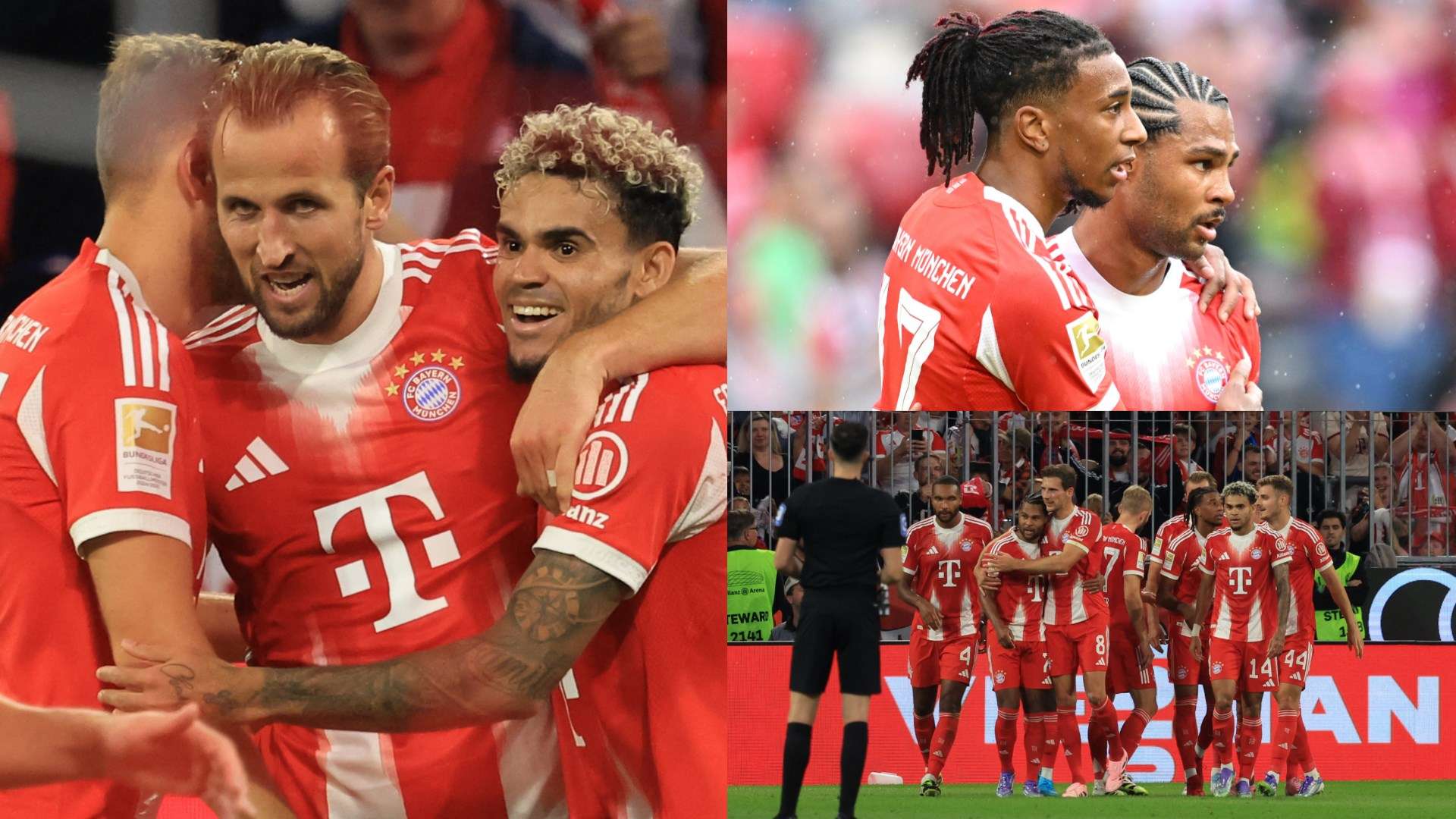 Harry Kane Luis Diaz Bayern Munich