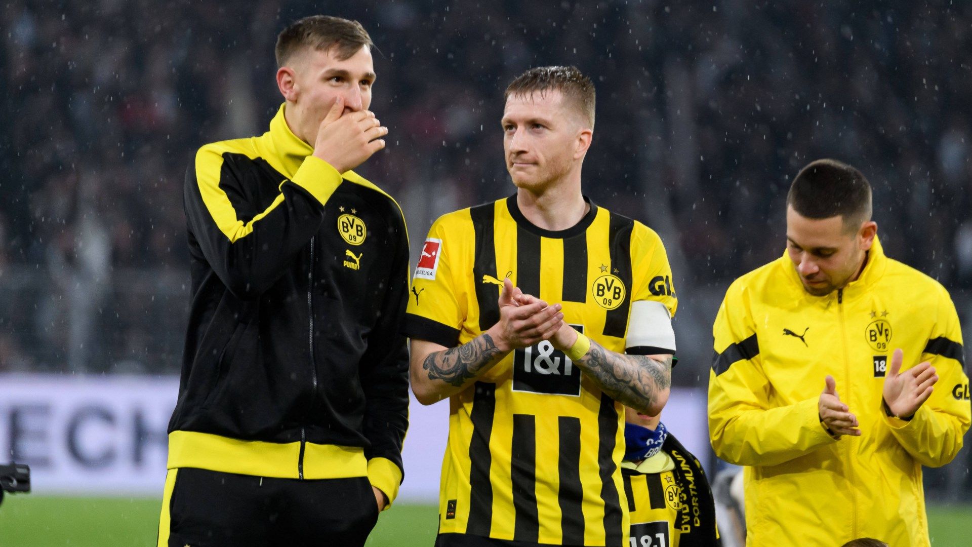 GER ONLY Nico Schlotterbeck Marco Reus Borussia Dortmund