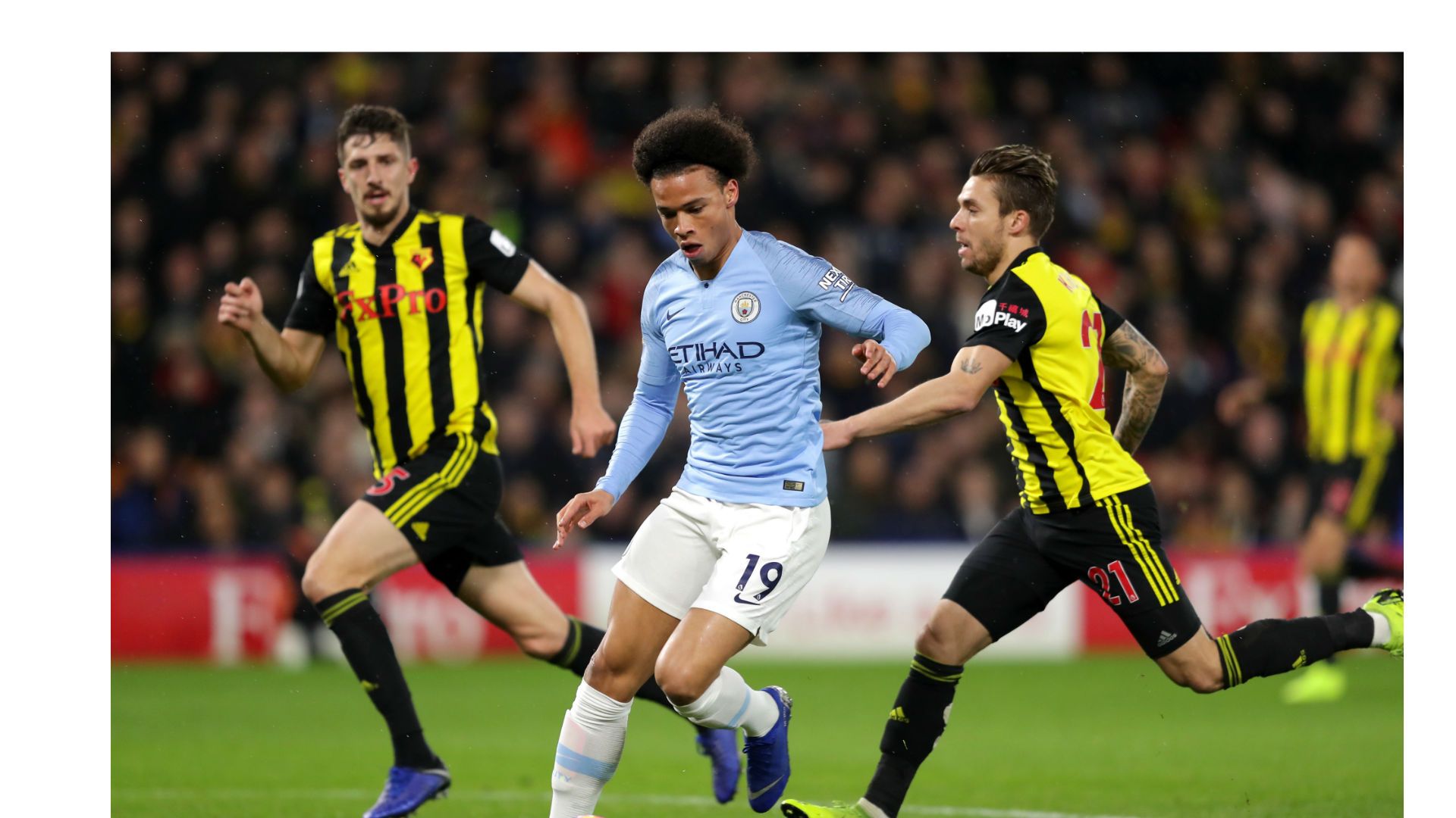 Sane Watford Manchester City
