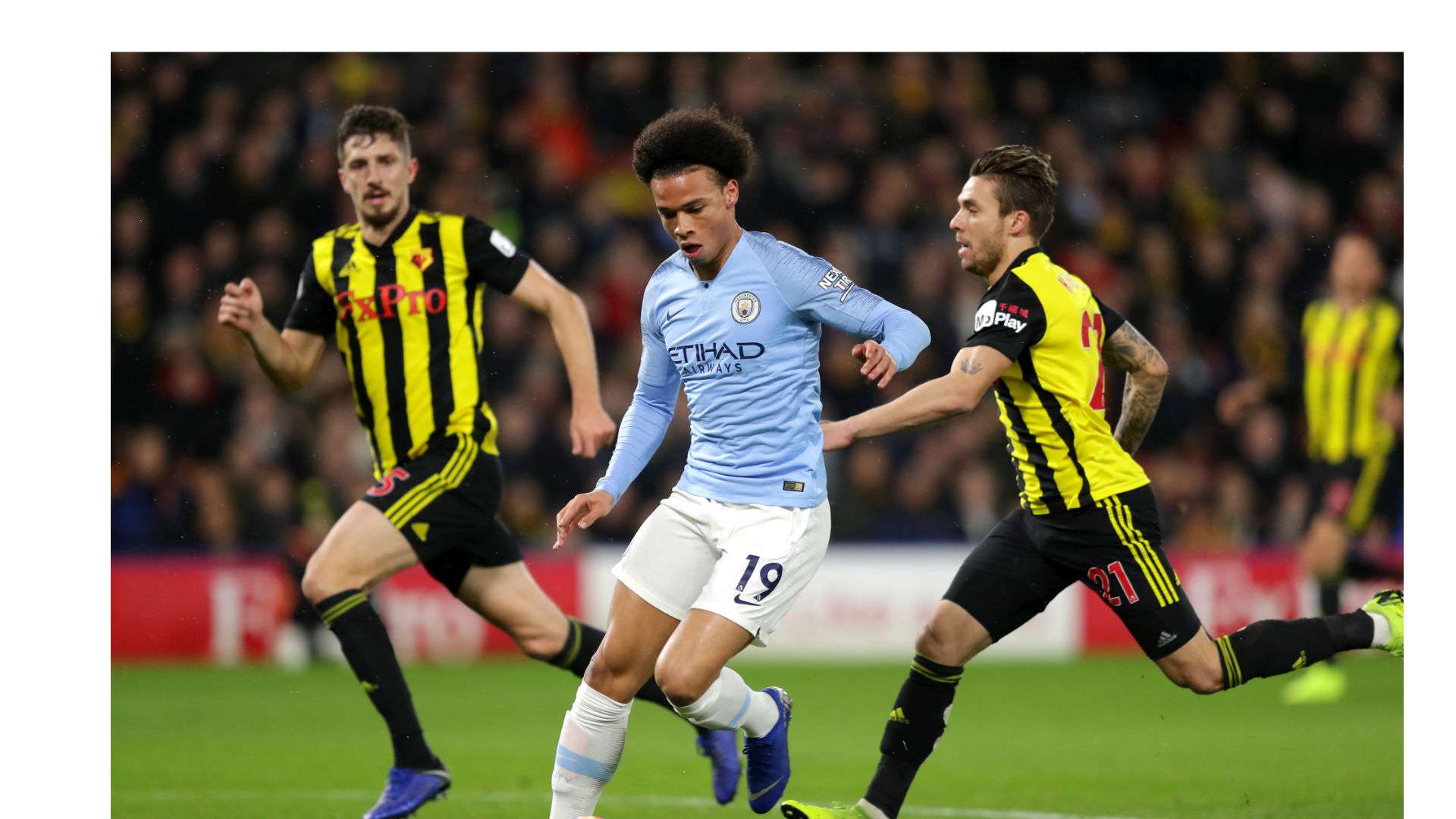 Sane Watford Manchester City