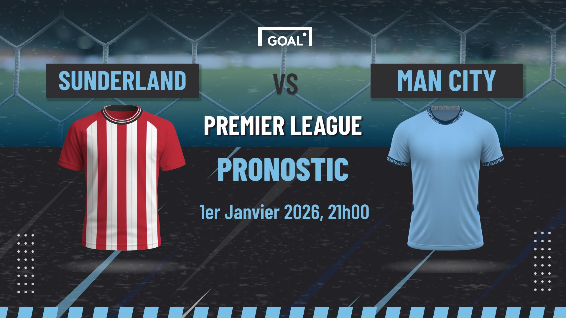 Pronostic Sunderland vs Manchester City