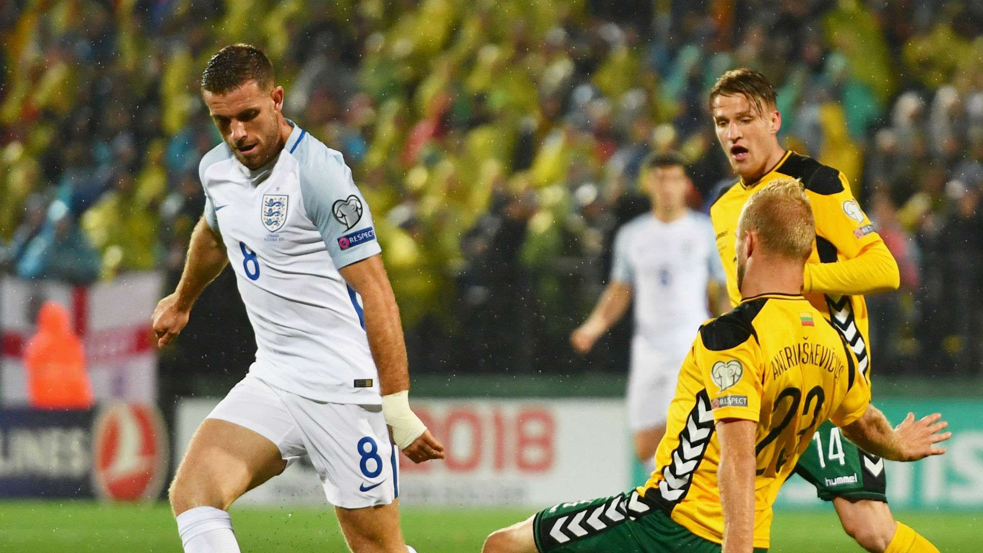 Jordan Henderson England vs Lithuania 081017
