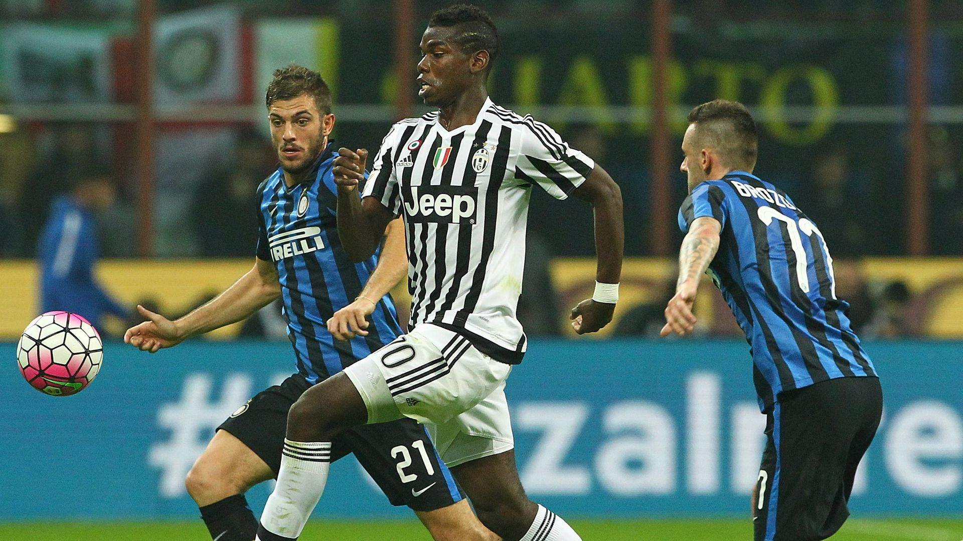 Pogba Santon Inter Juventus Serie A