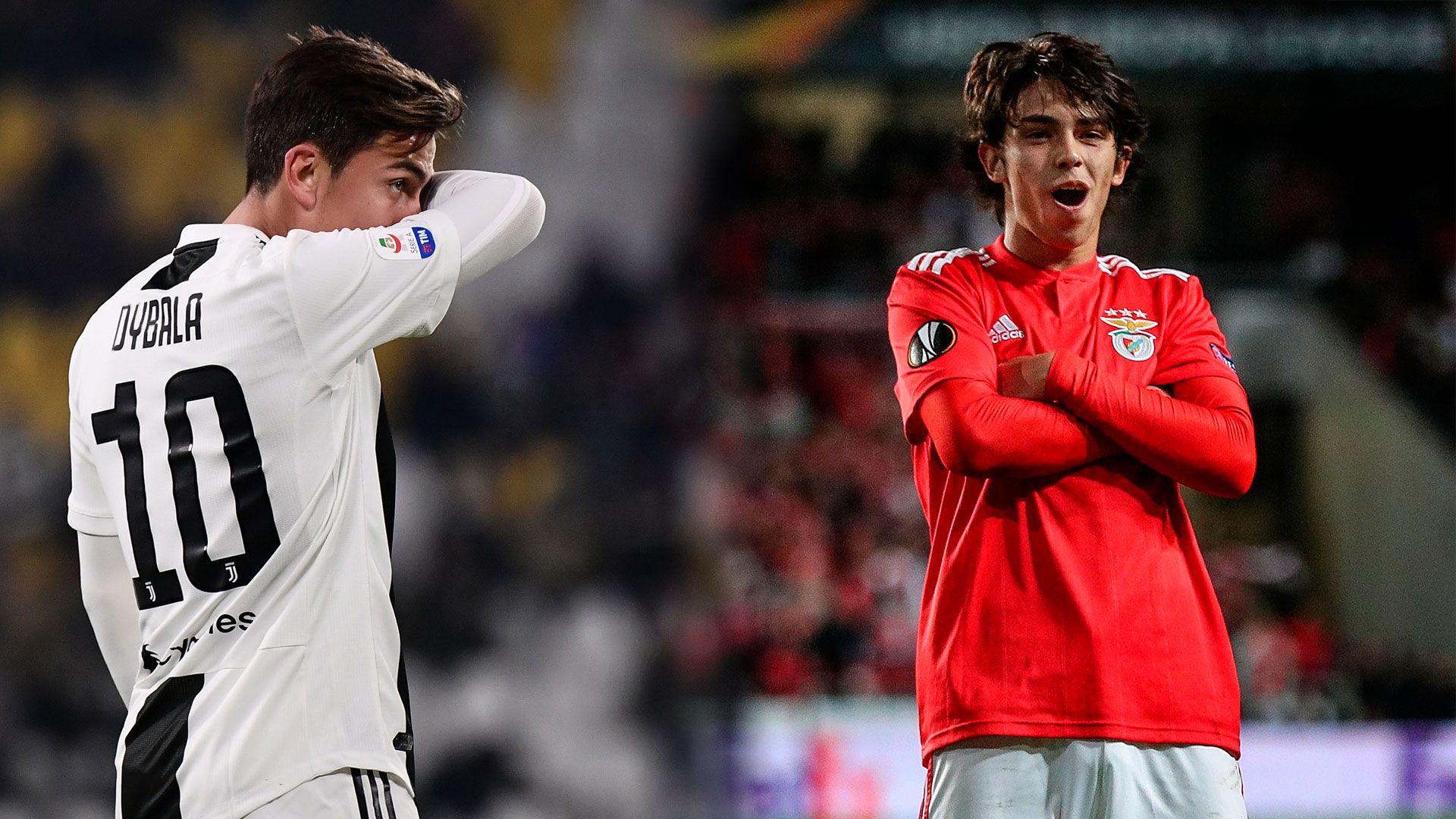 GFX Paulo Dybala Joao Felix Juventus Benfica