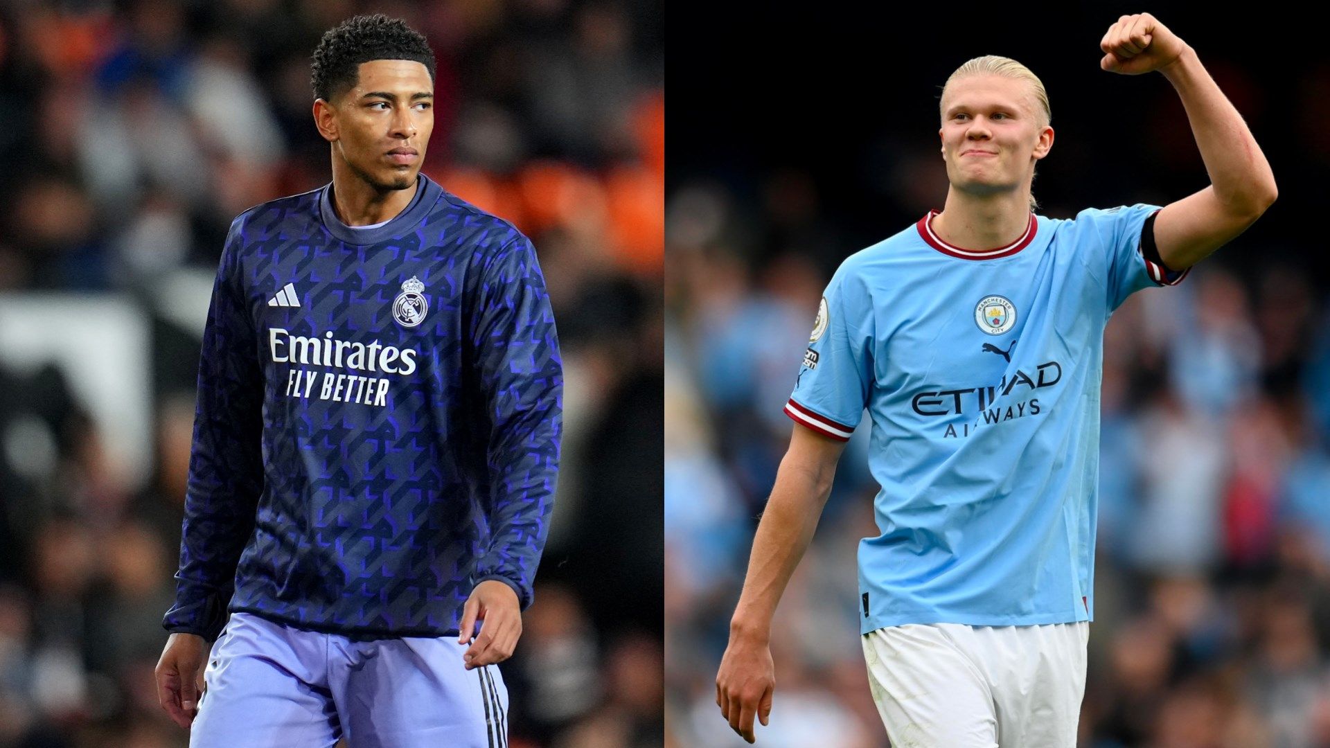 Jude Bellingham and Erling Haaland