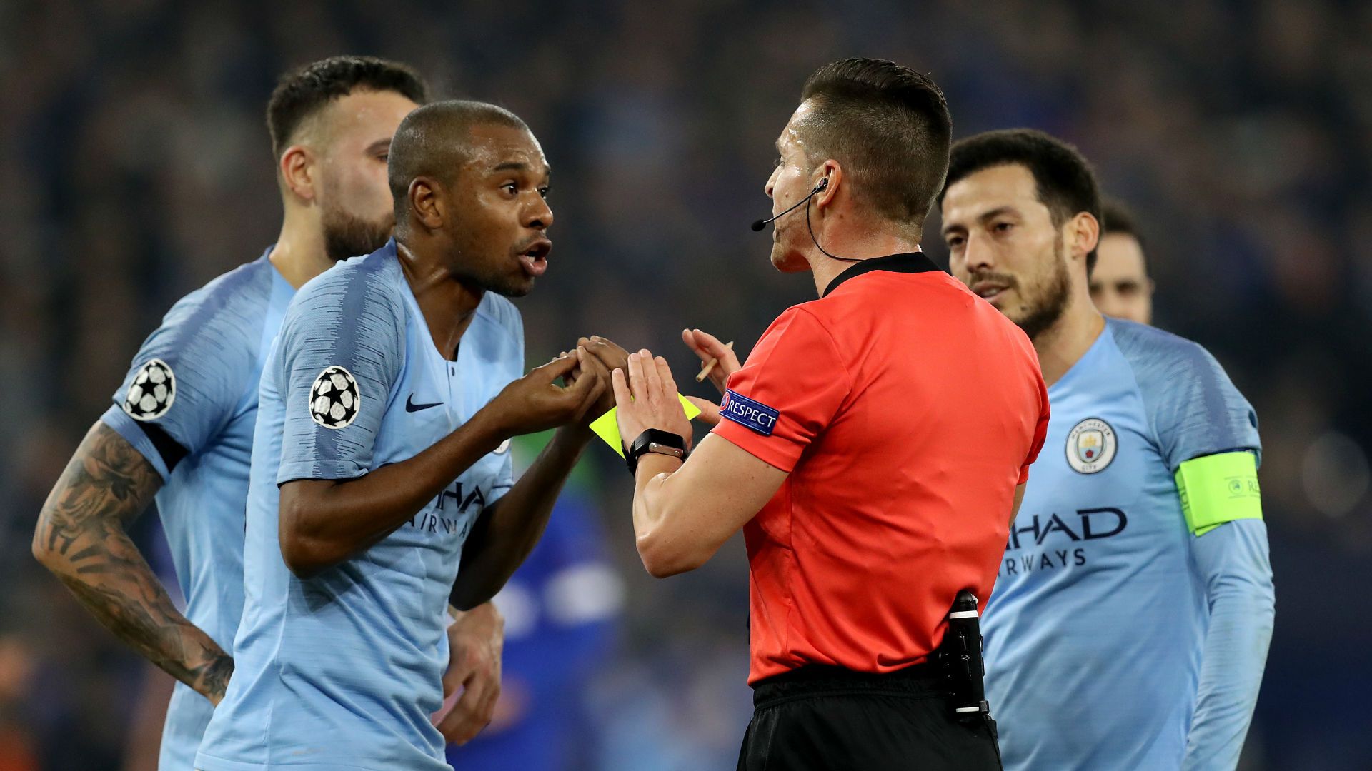 Fernandinho Manchester City Schalke 2019