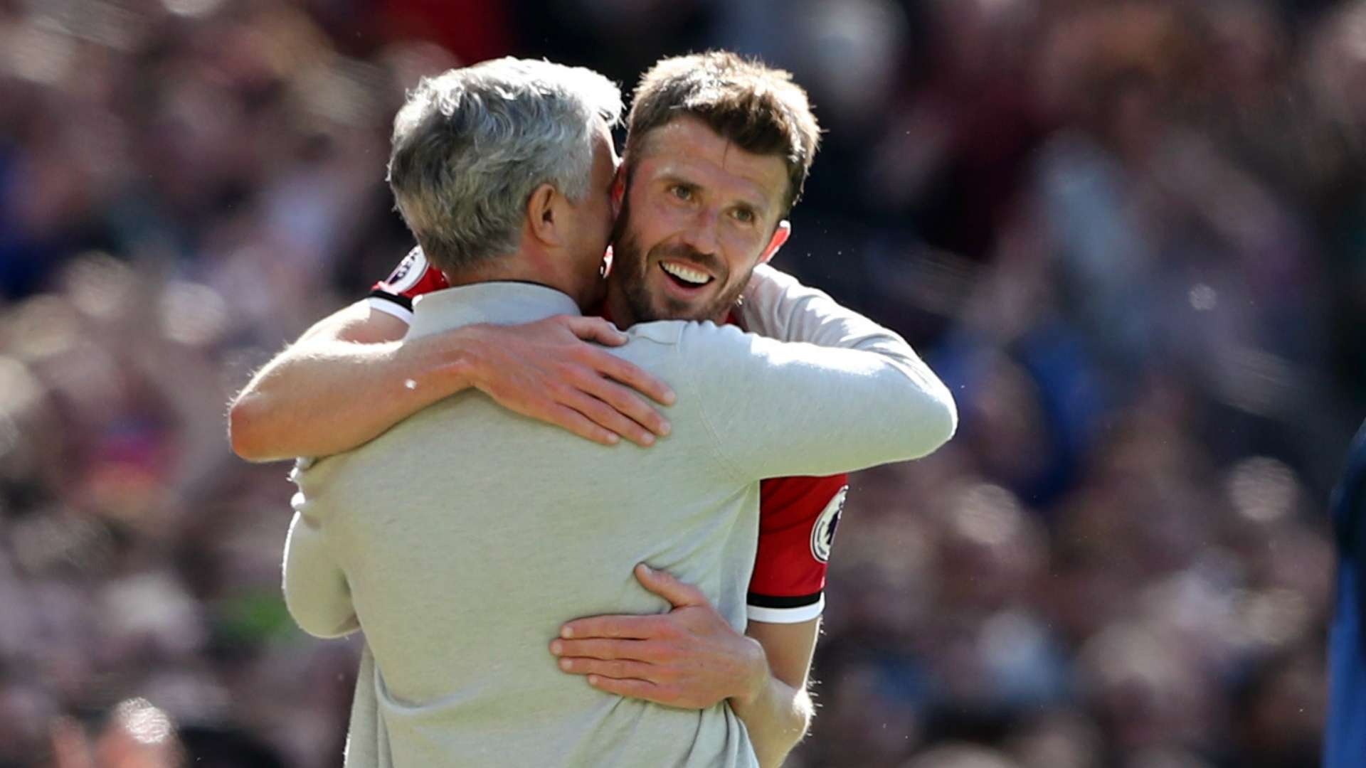 Jose Mourinho Michael Carrick Manchester United