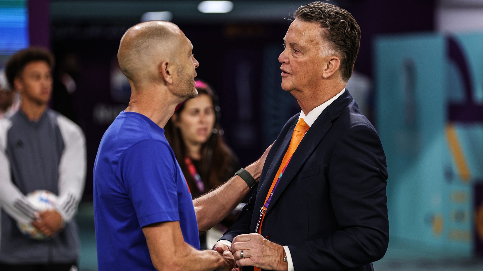Gregg Berhalter Louis van Gaal USMNT Netherlands World Cup