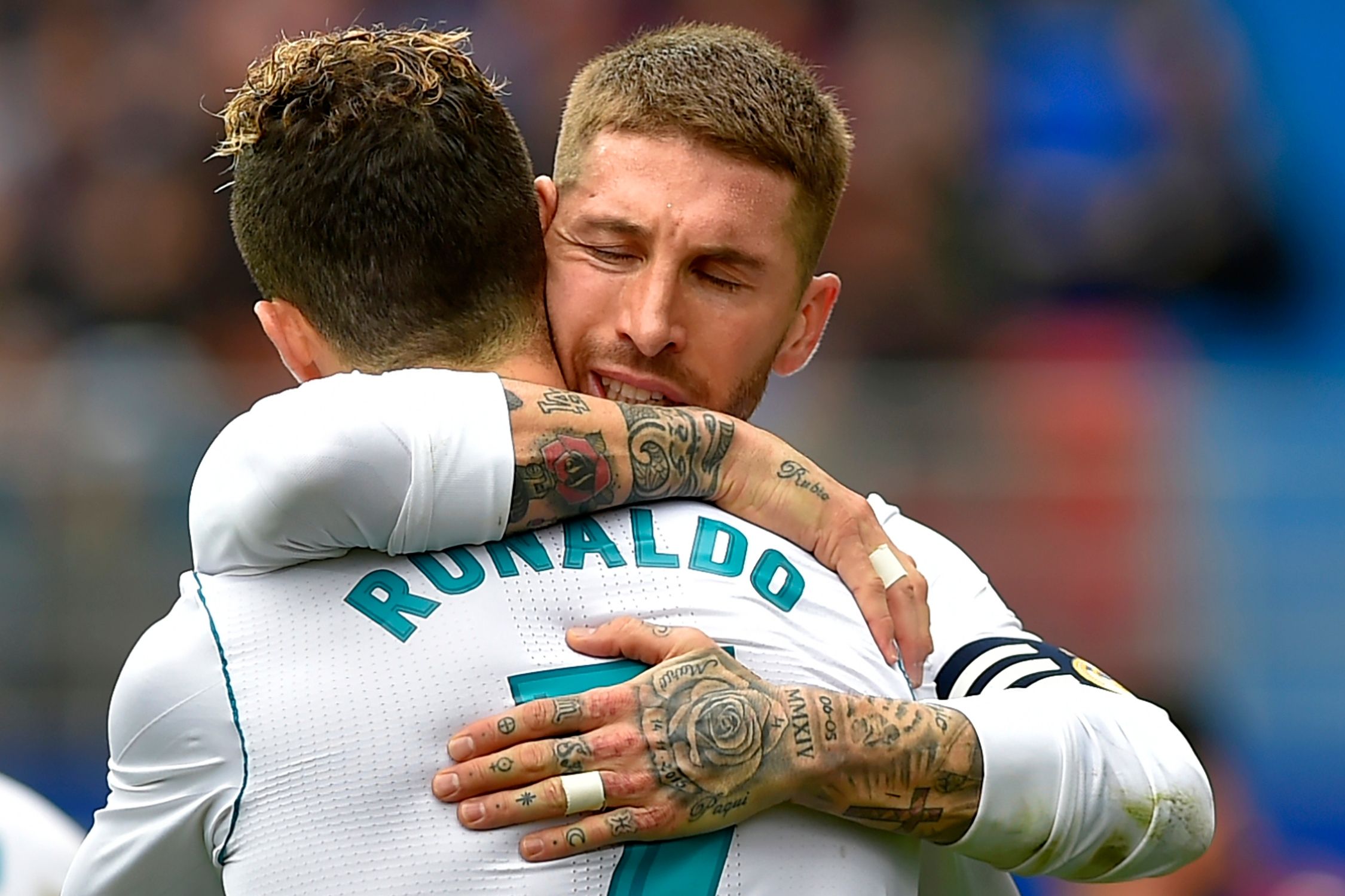 Cristiano Ronaldo Sergio Ramos Eibar Real Madrid LaLiga