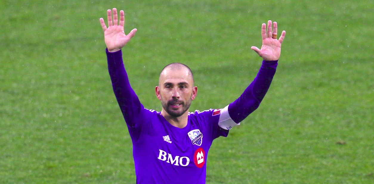 Marco Di Vaio waves goodbye.