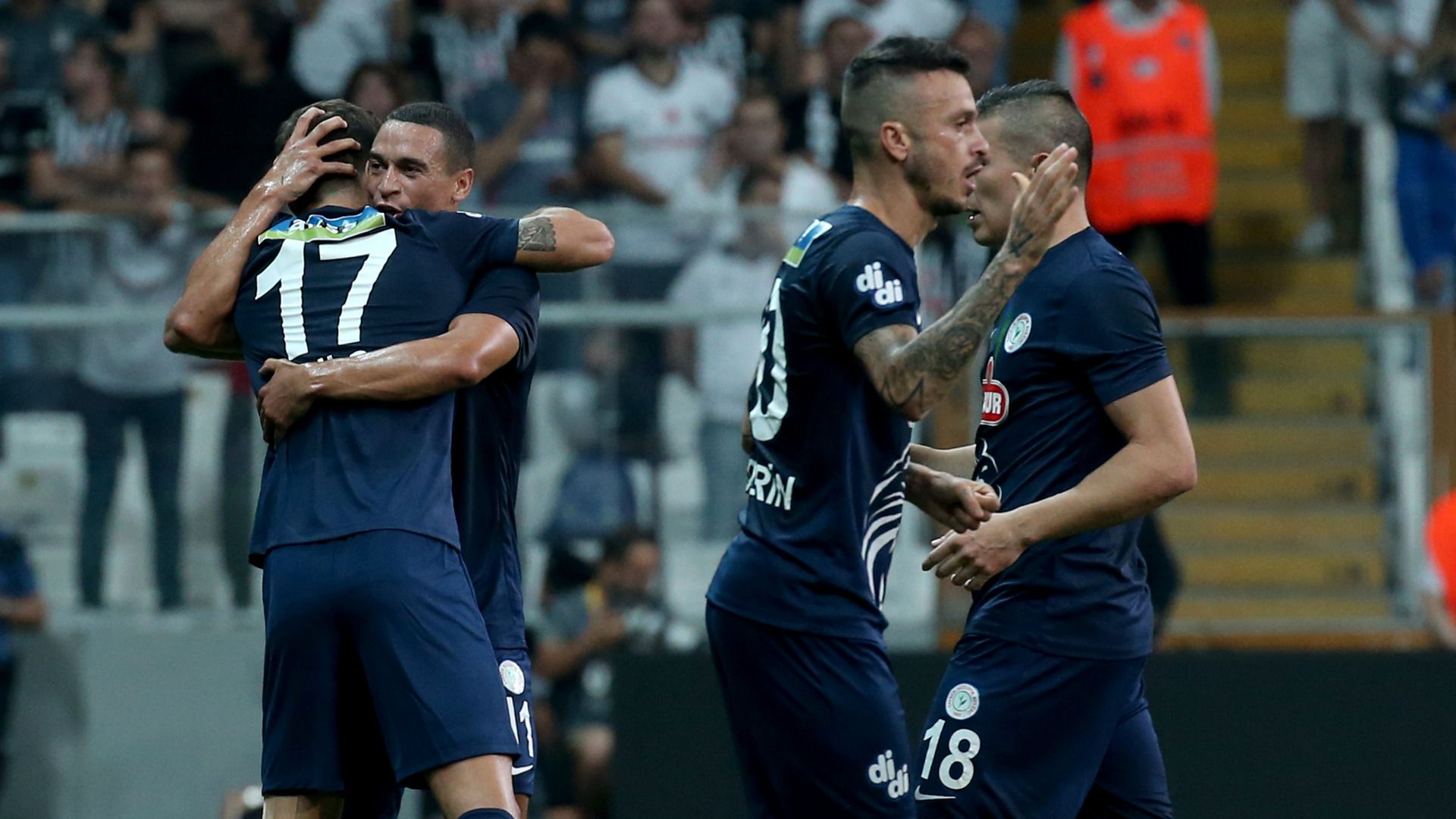 Caykur Rizespor goal celebrations 01092019