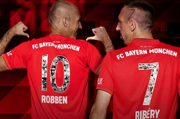 Bayern Munchen Arjen Robben Frank Ribery