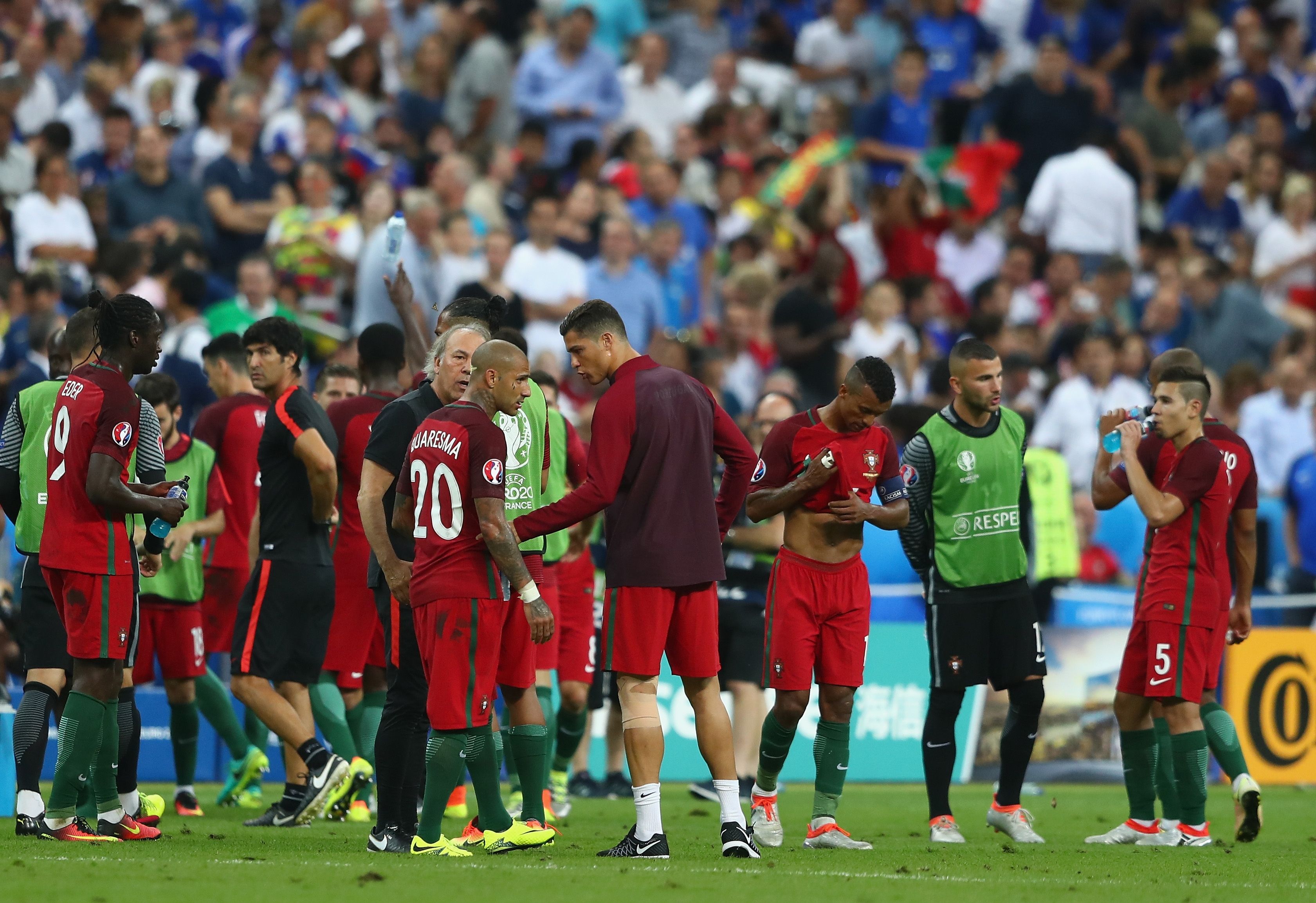 Cristiano Ronaldo motivated his Portugese teammate