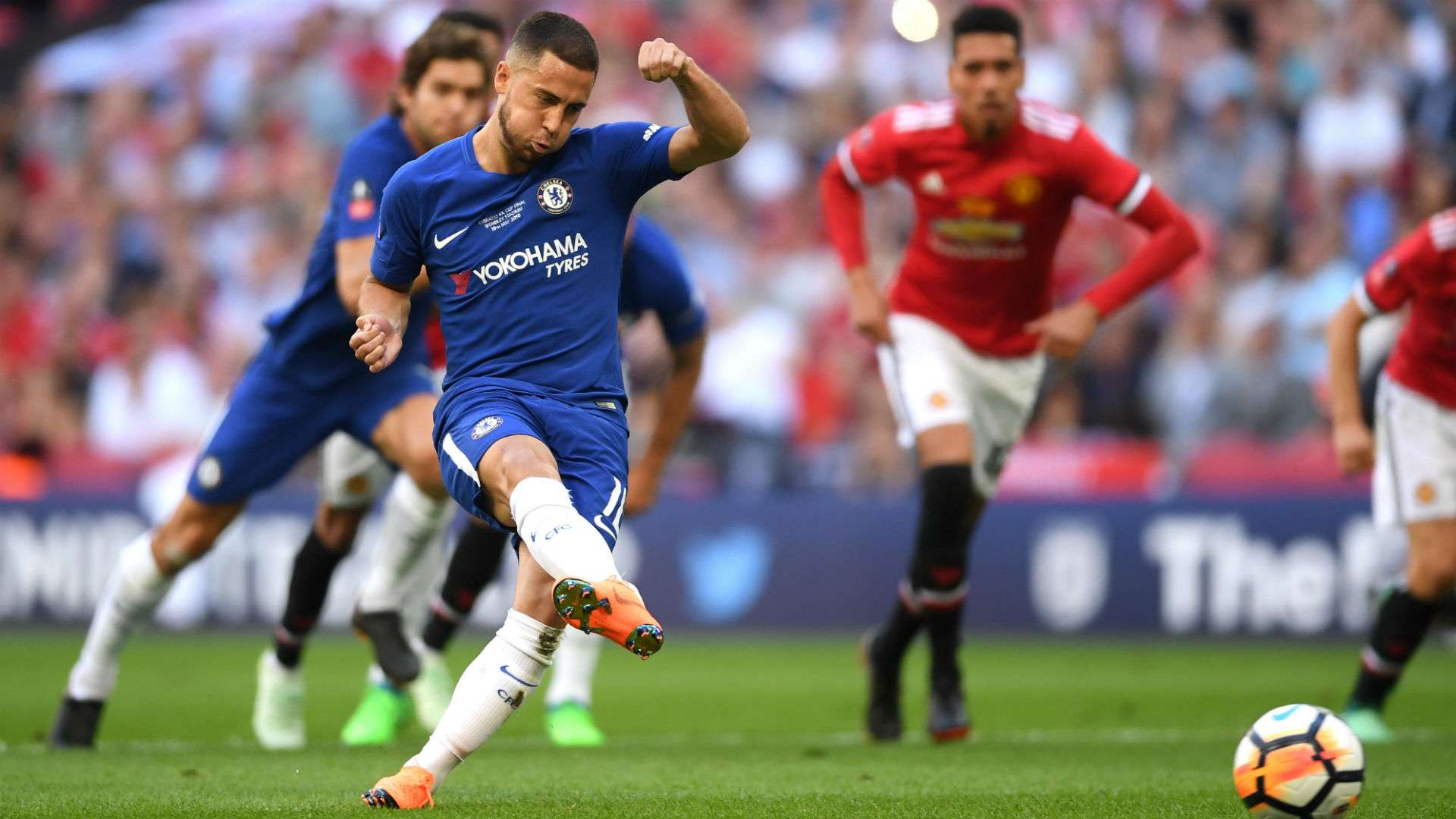 Eden Hazard Chelsea Manchester United FA Cup