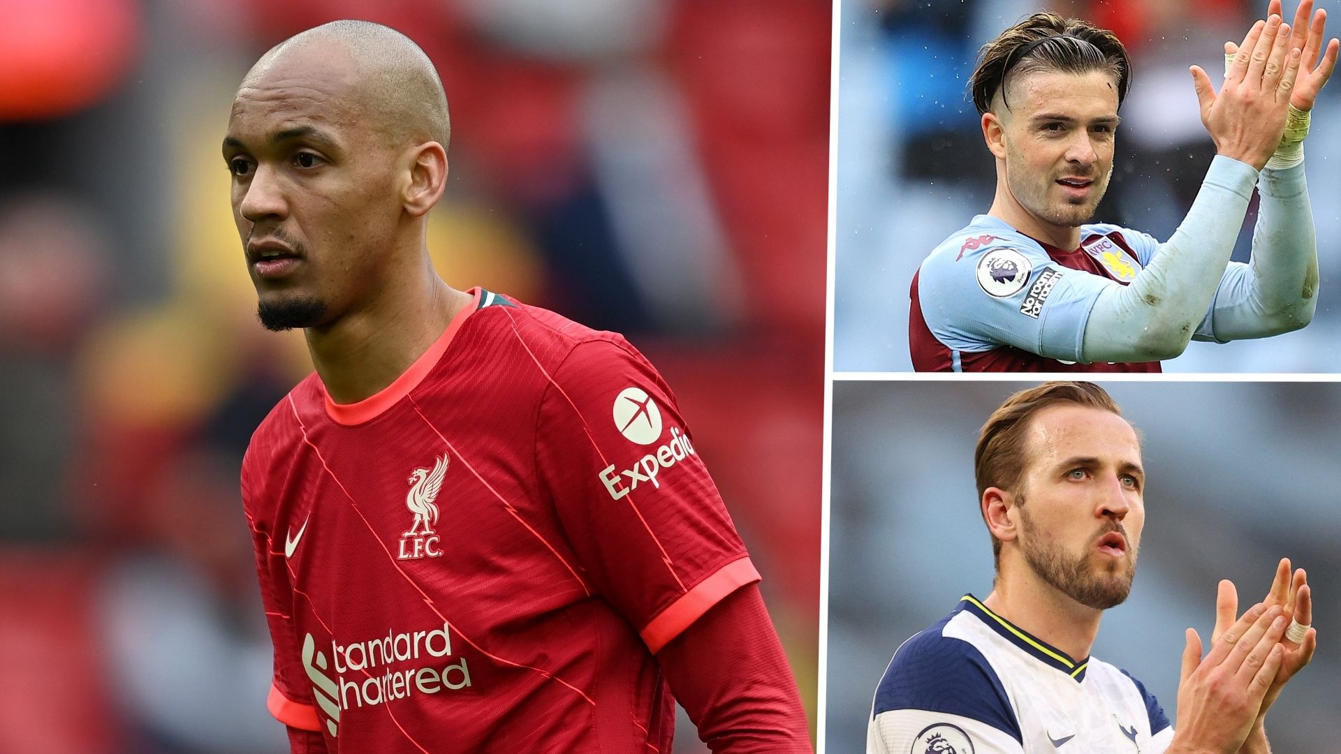 Fabinho Jack Grealish Harry Kane