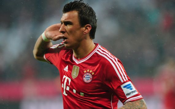 MARIO MANDZUKIC BAYERN MÜNCHEN FRANKFURT 0202 2014