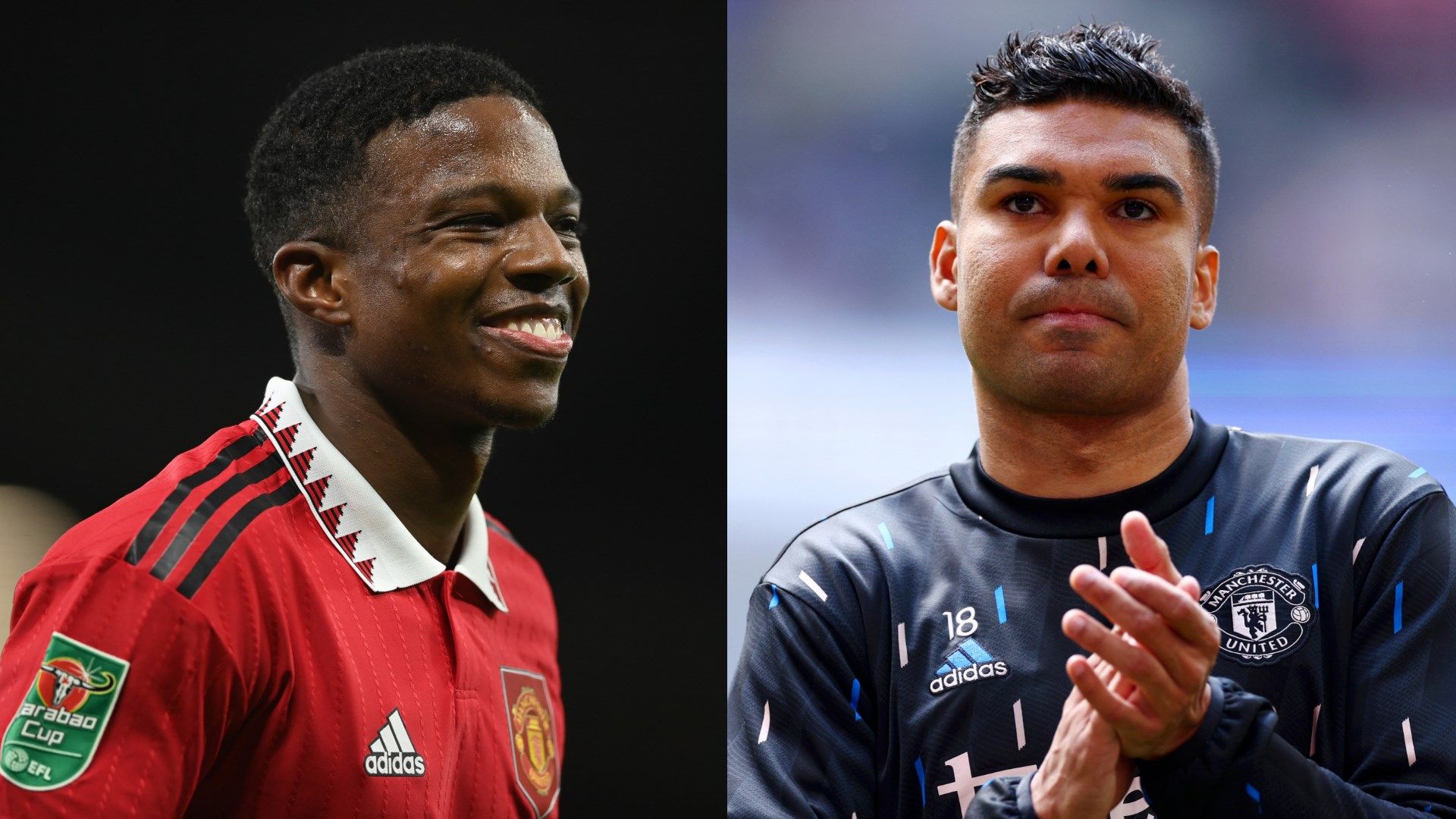 Tyrell Malacia Casemiro Man Utd