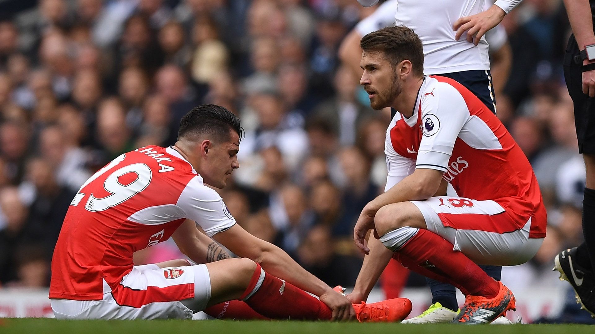 Granit Xhaka Aaron Ramsey Arsenal