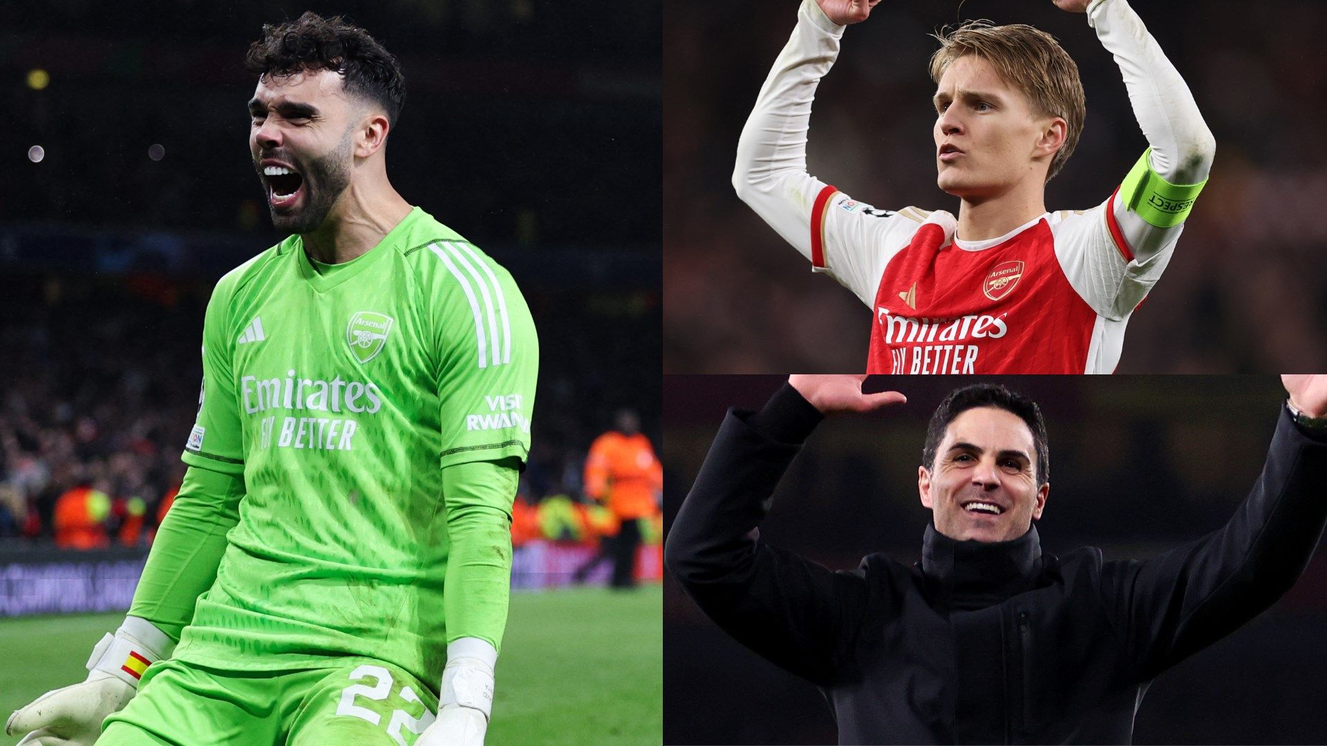 Raya Odegaard Arsenal GFX